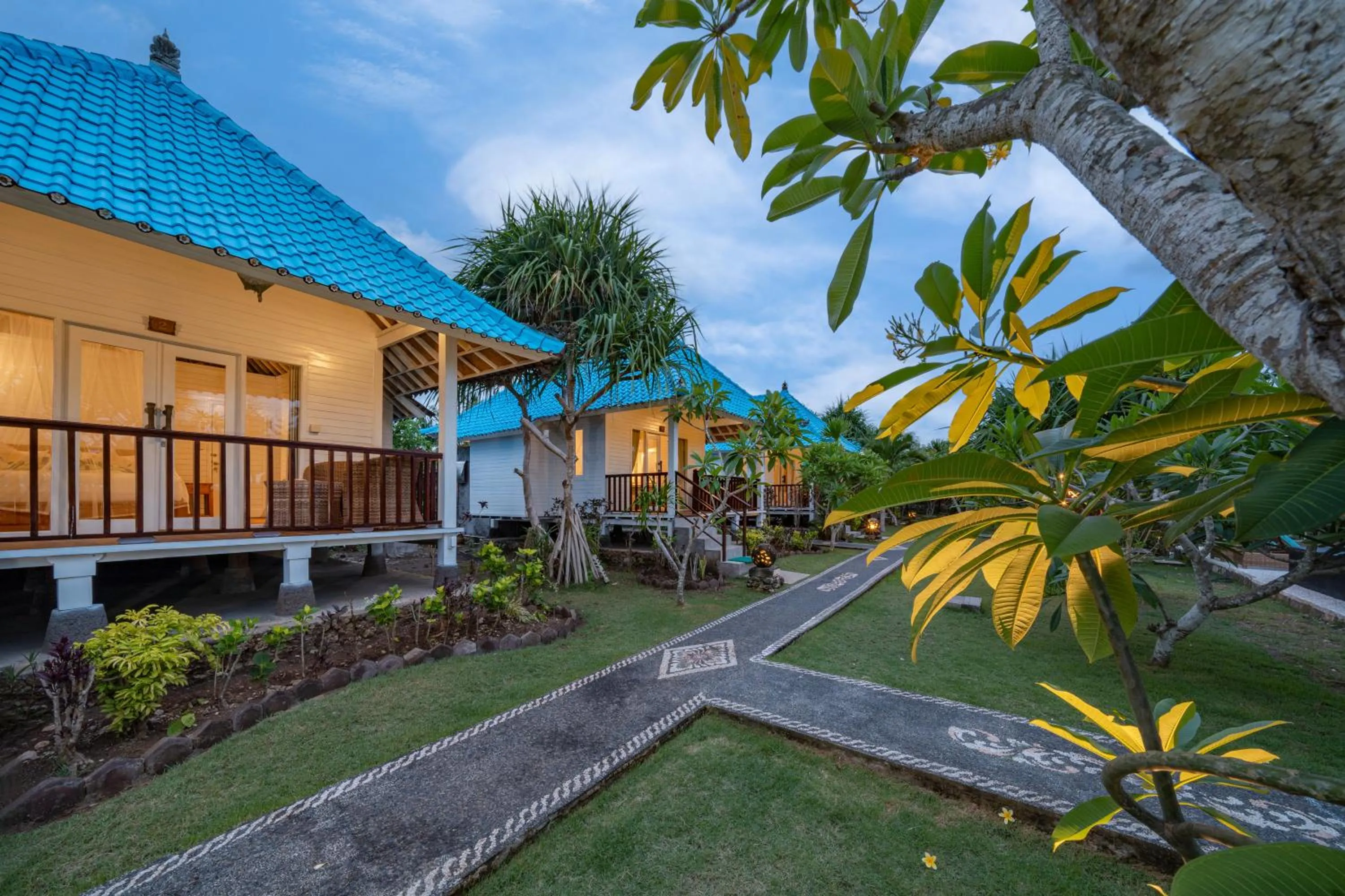 Property building in The Cubang Hut's Lembongan