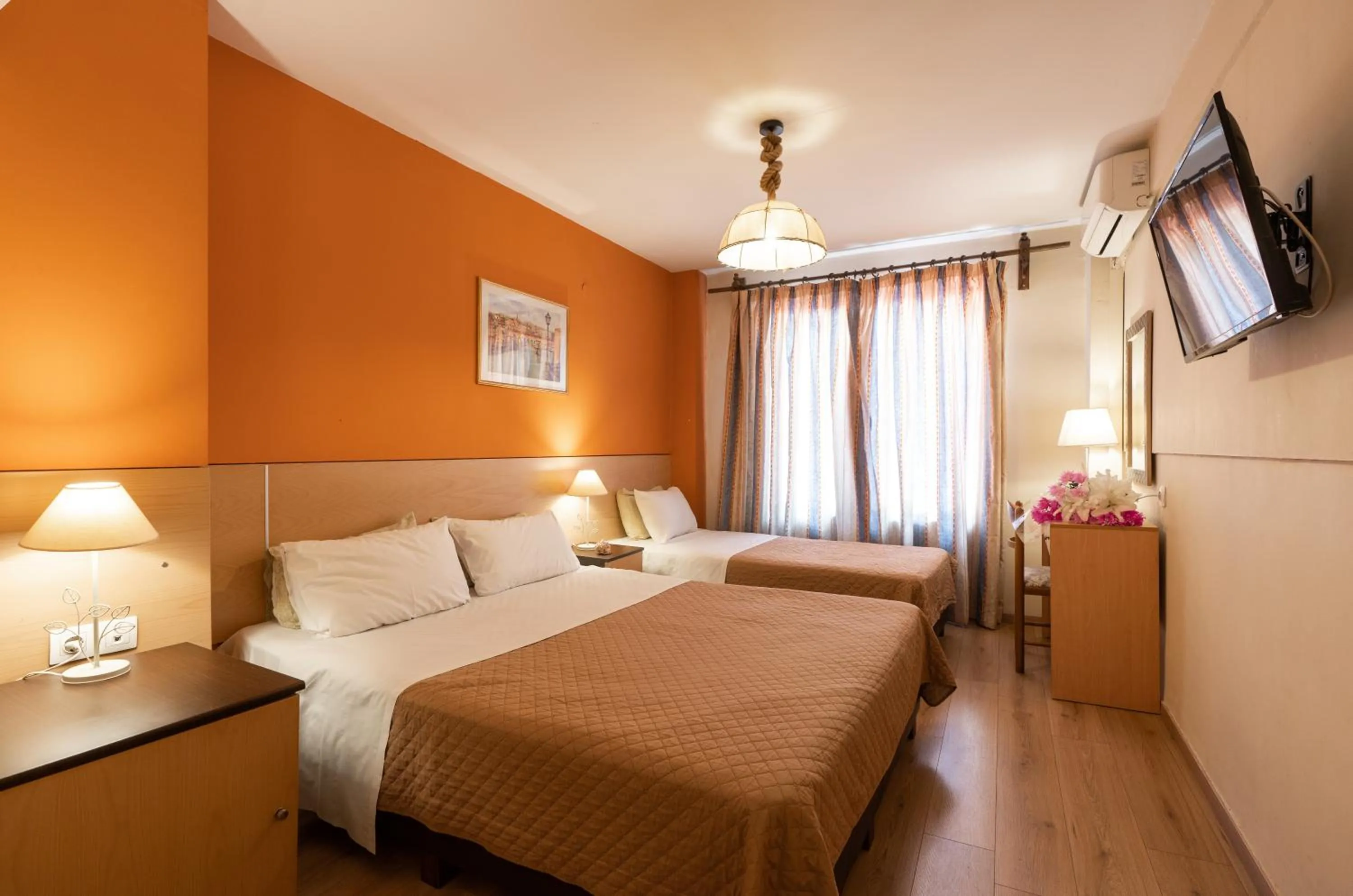 Bed in Alexandria Hotel