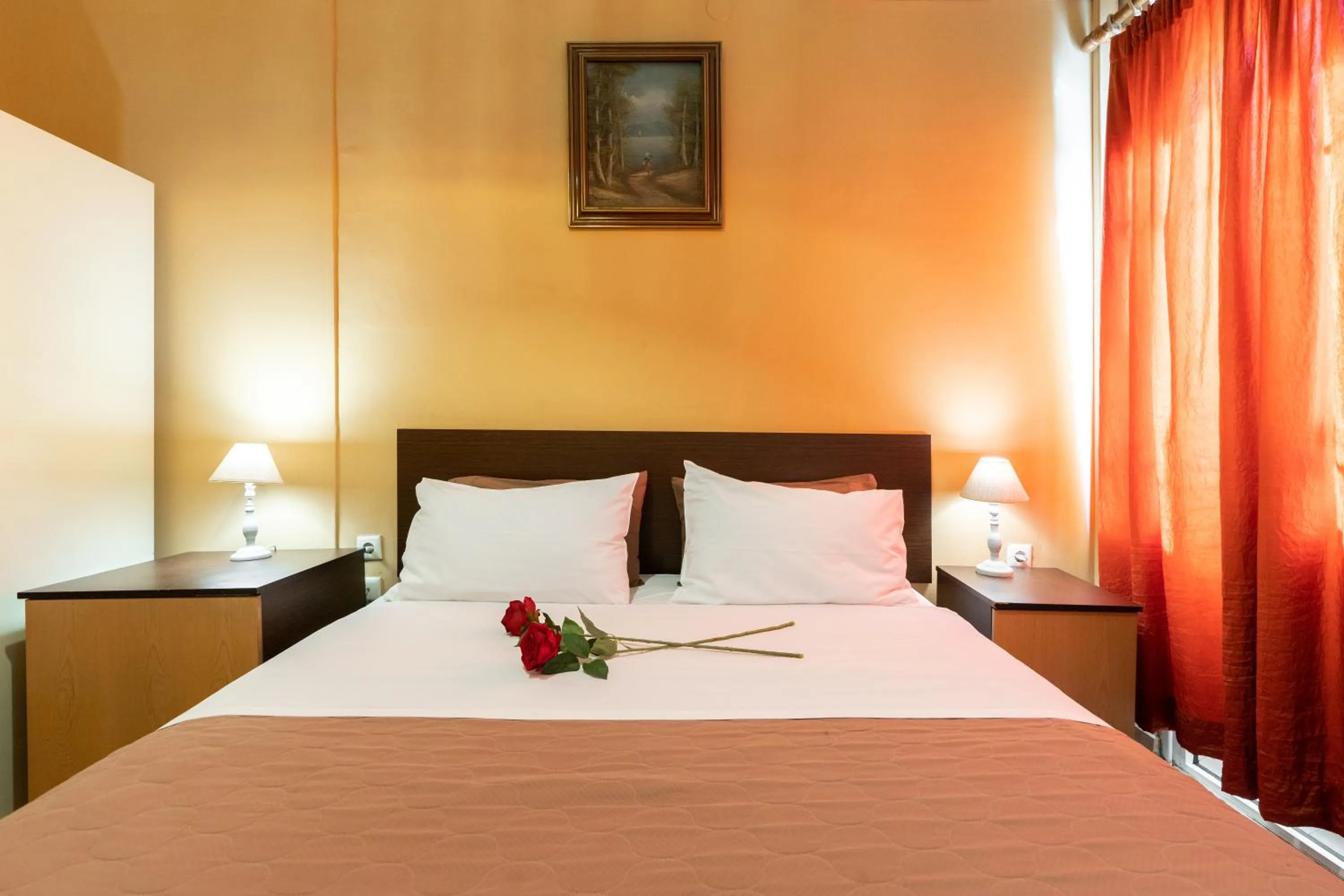 Bed in Alexandria Hotel