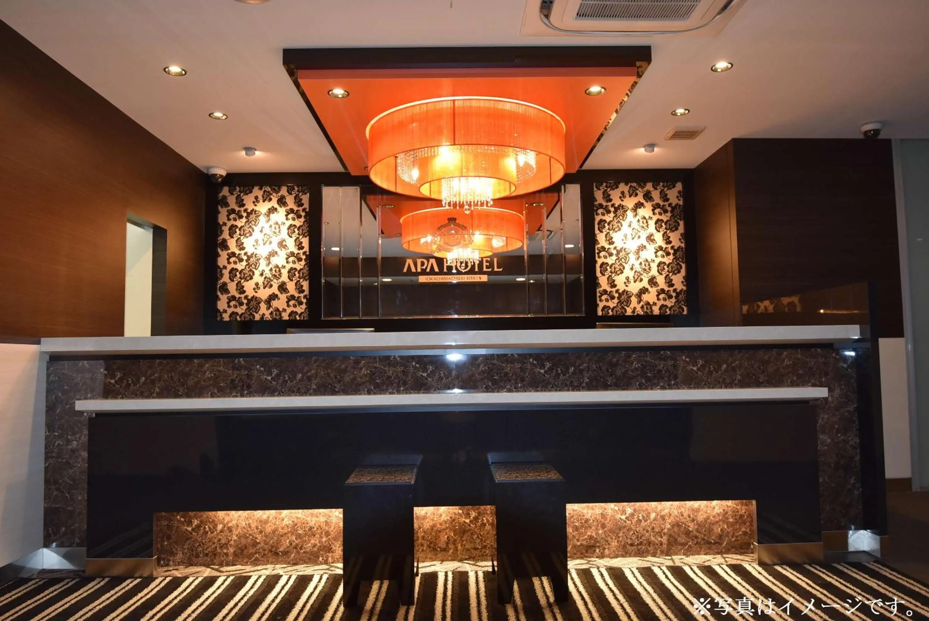 Lobby or reception in APA Hotel Akihabaraeki-Denkigaiguchi