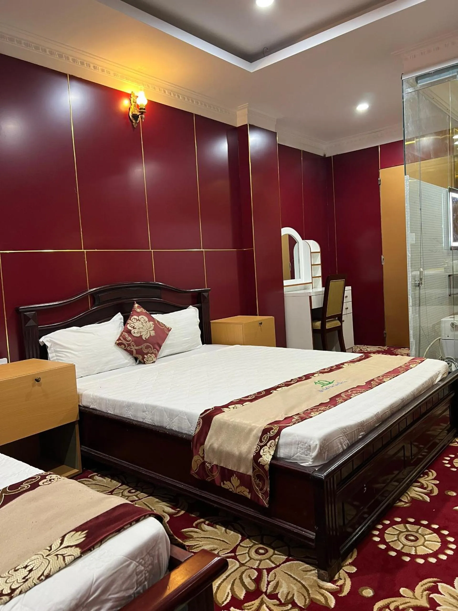 Bed in Nhat Quy Hotel