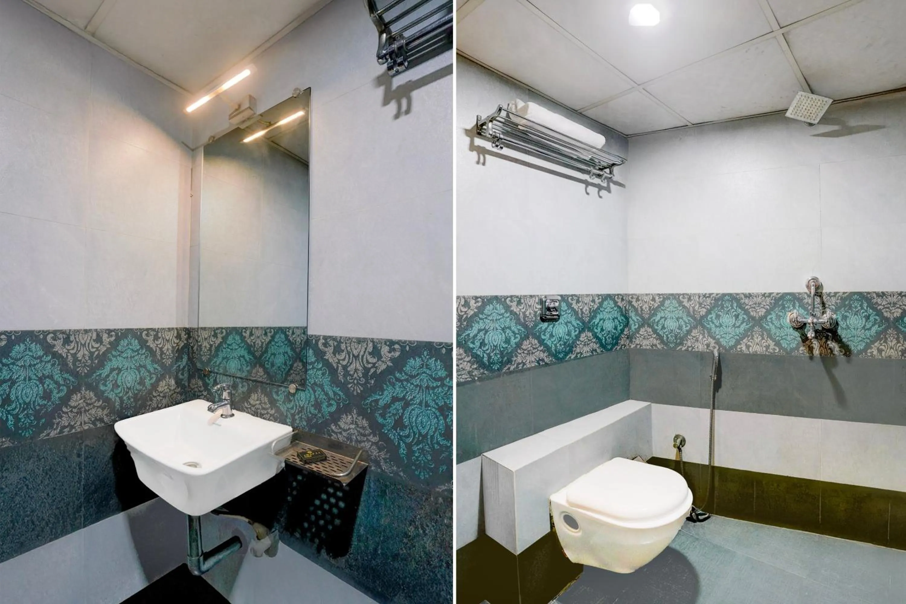 Bathroom in Super Townhouse Andheri Sakinaka Metro Formerly Hotel Amour