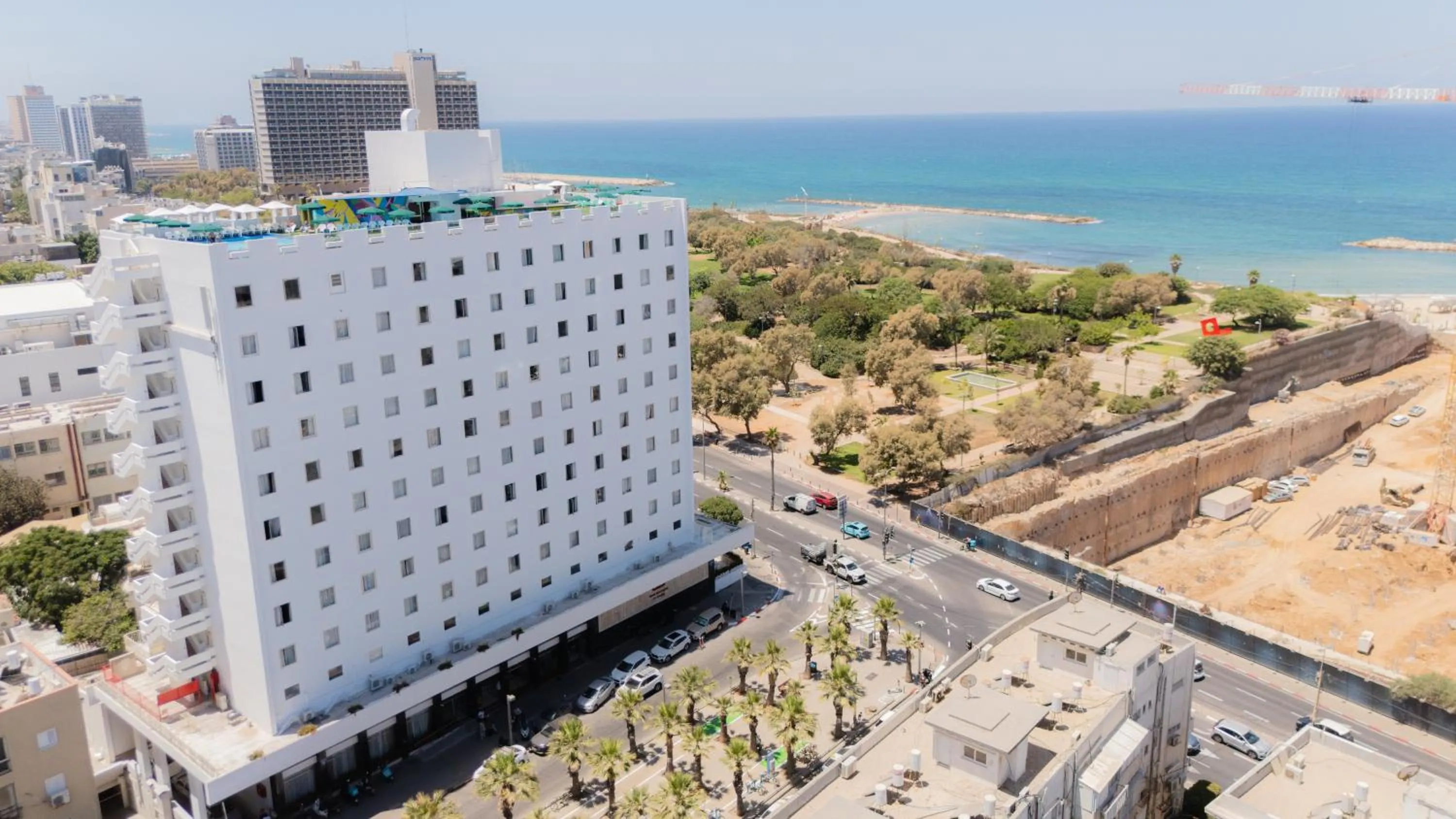 Property building in Grand Beach Hotel