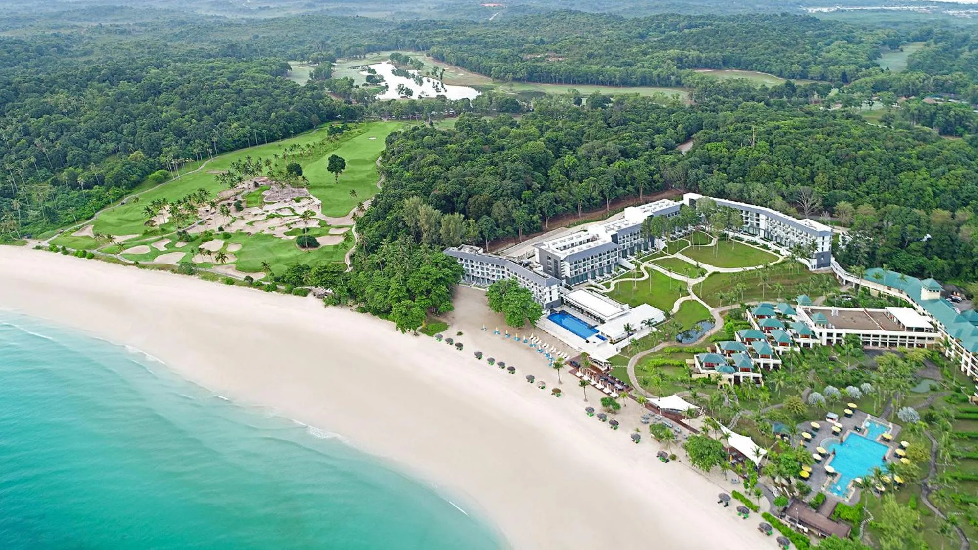Bird's eye view in Cassia Bintan, part of Banyan Group