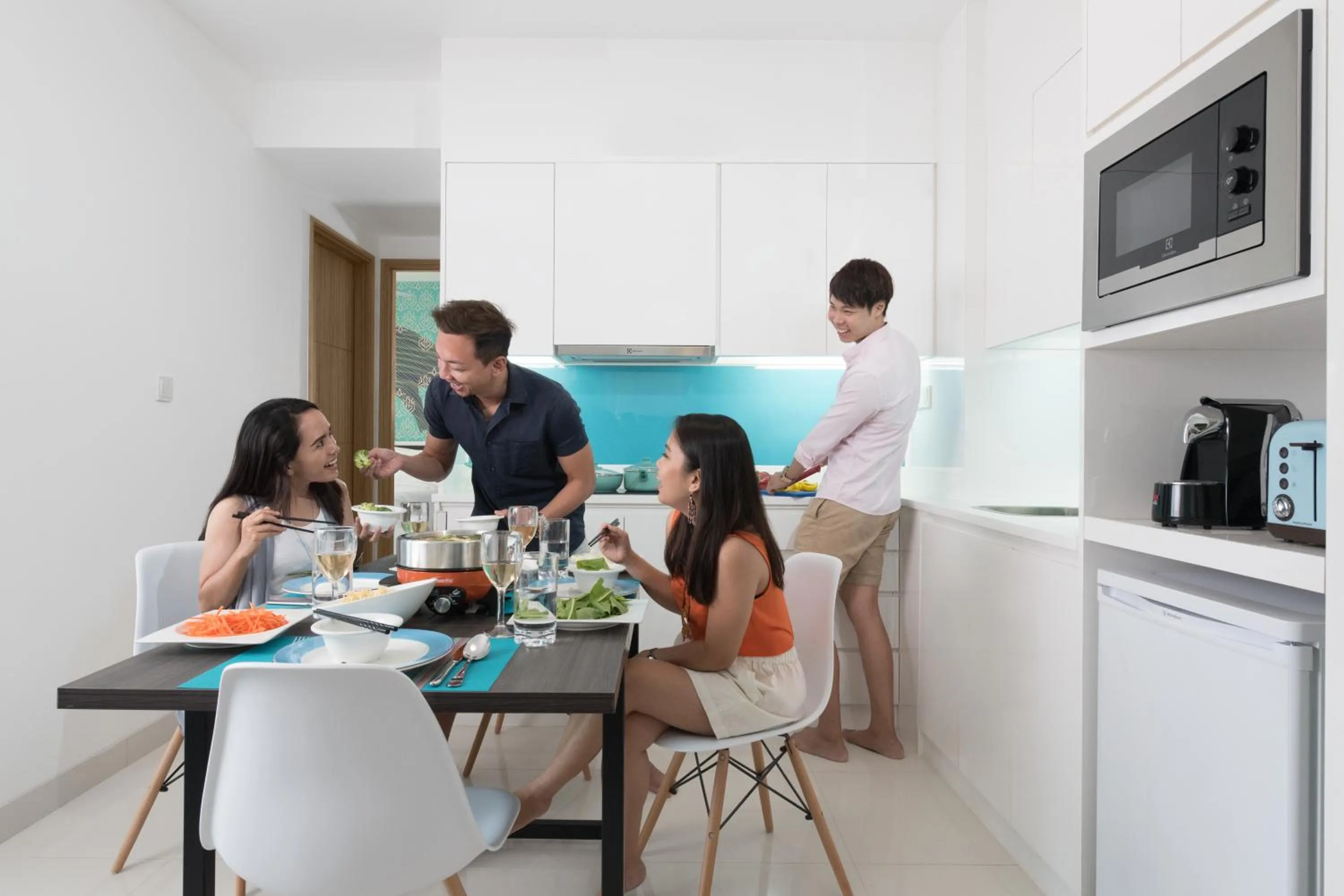 Kitchen or kitchenette in Cassia Bintan, part of Banyan Group