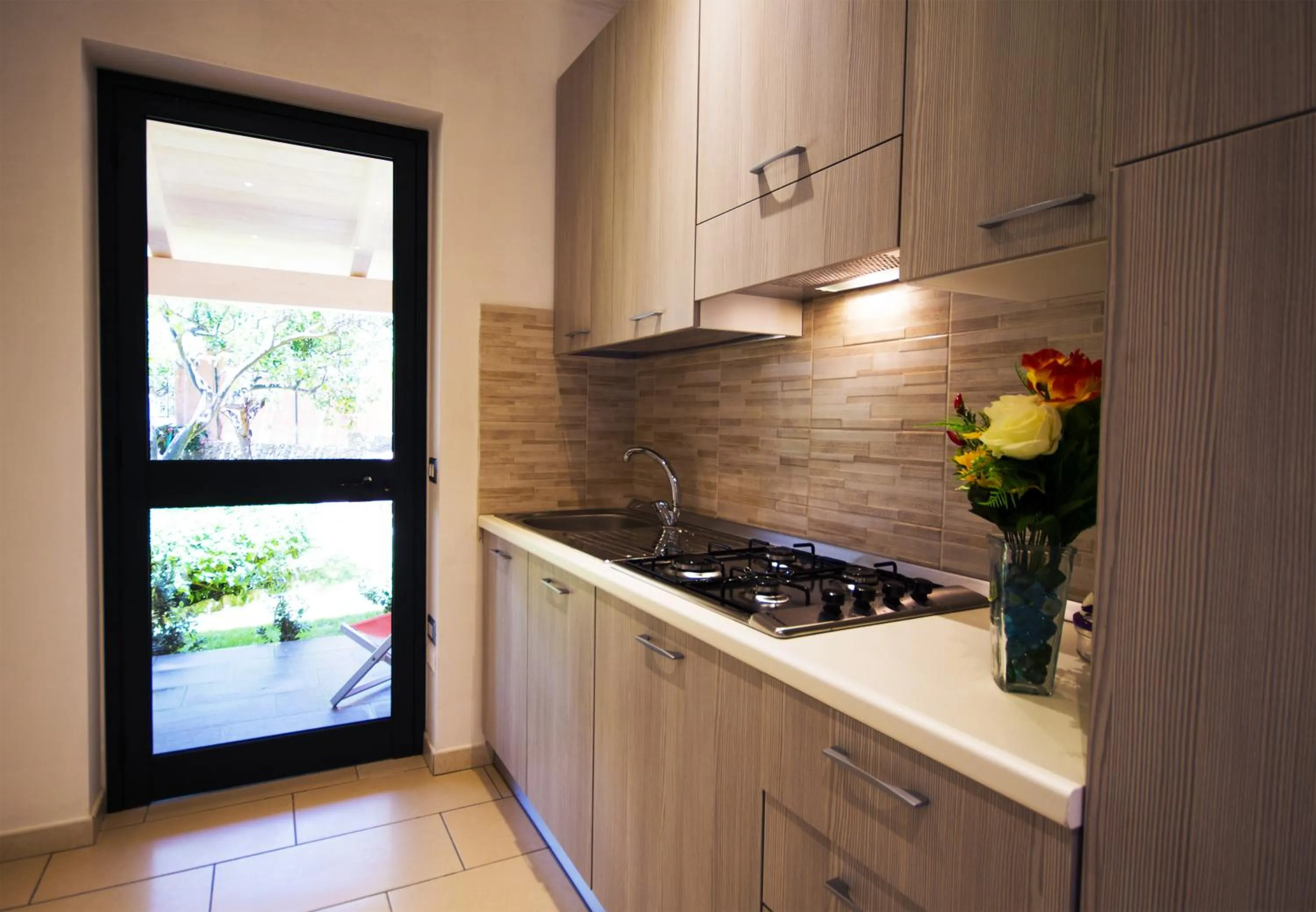 Kitchen or kitchenette in Park Oasi Resort