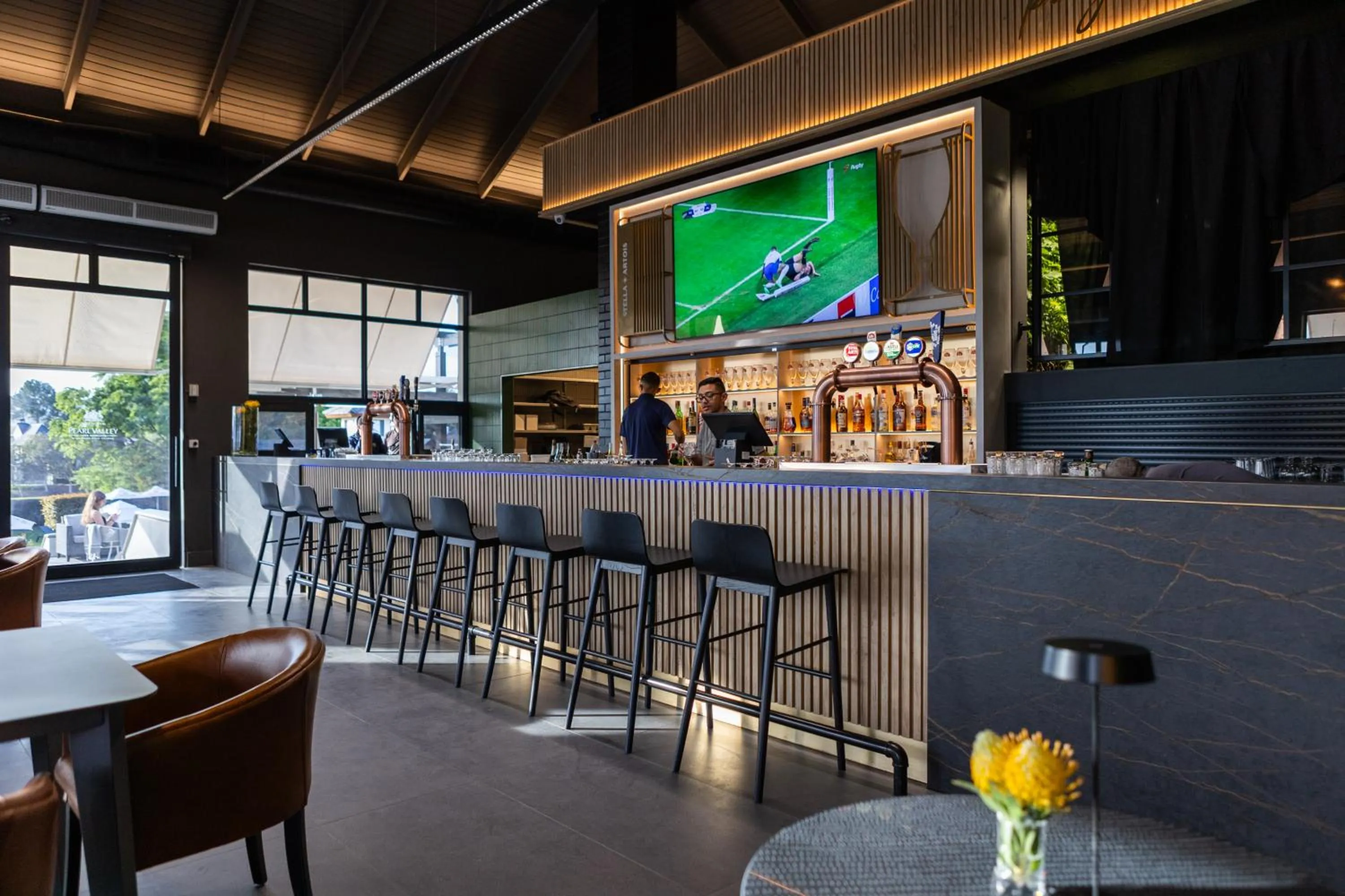 People in Pearl Valley Hotel