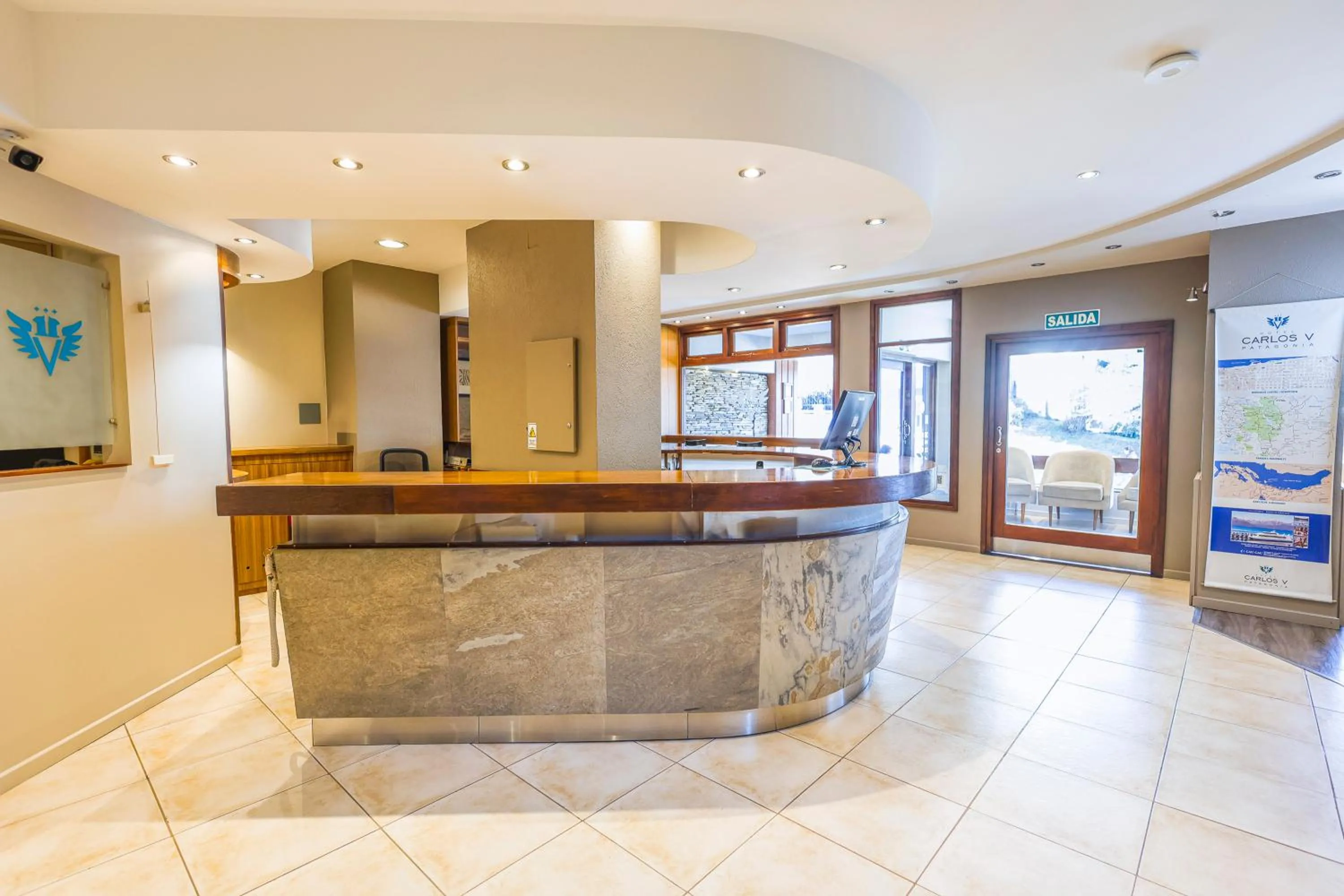 Lobby or reception in Carlos V Patagonia