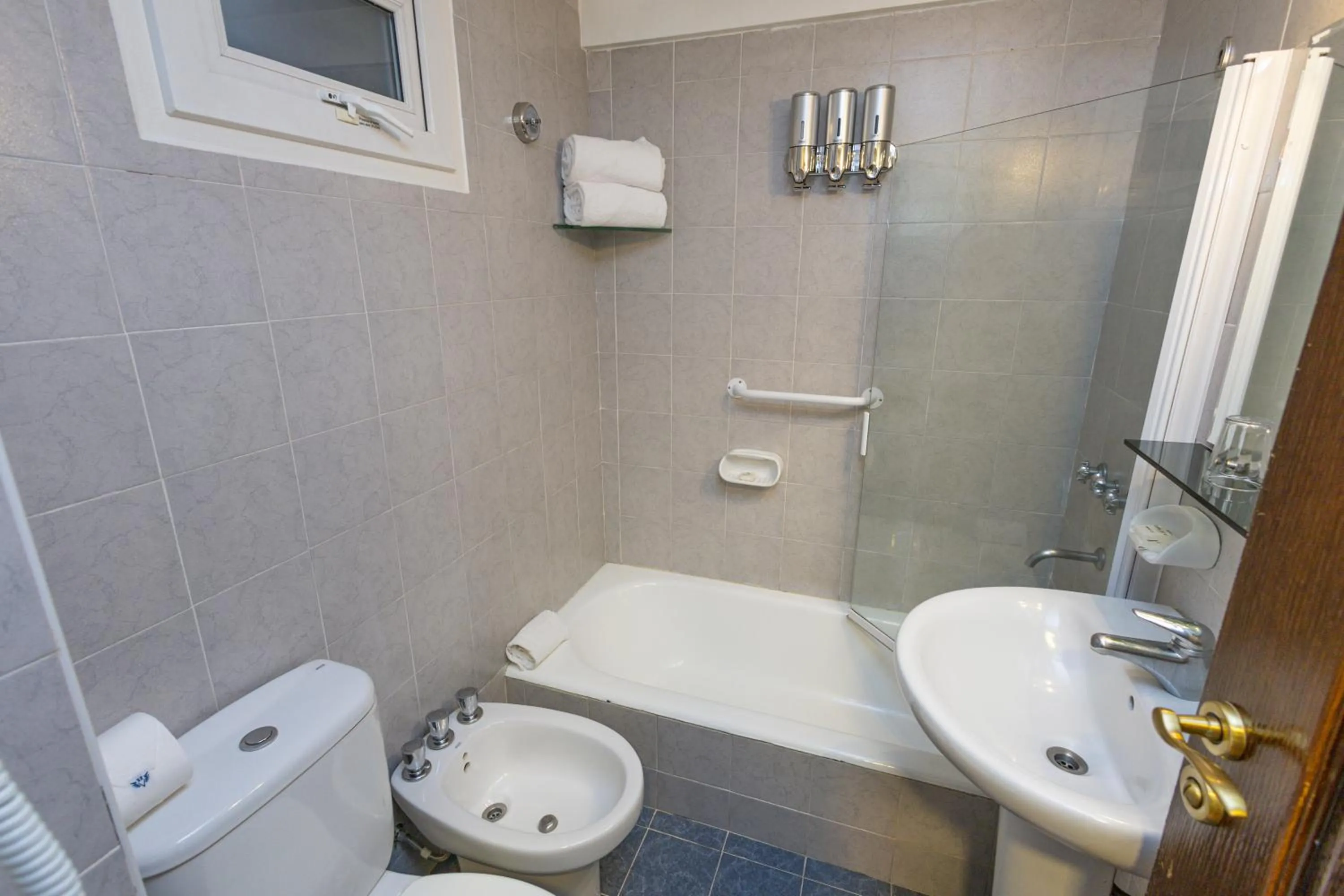 Shower in Carlos V Patagonia