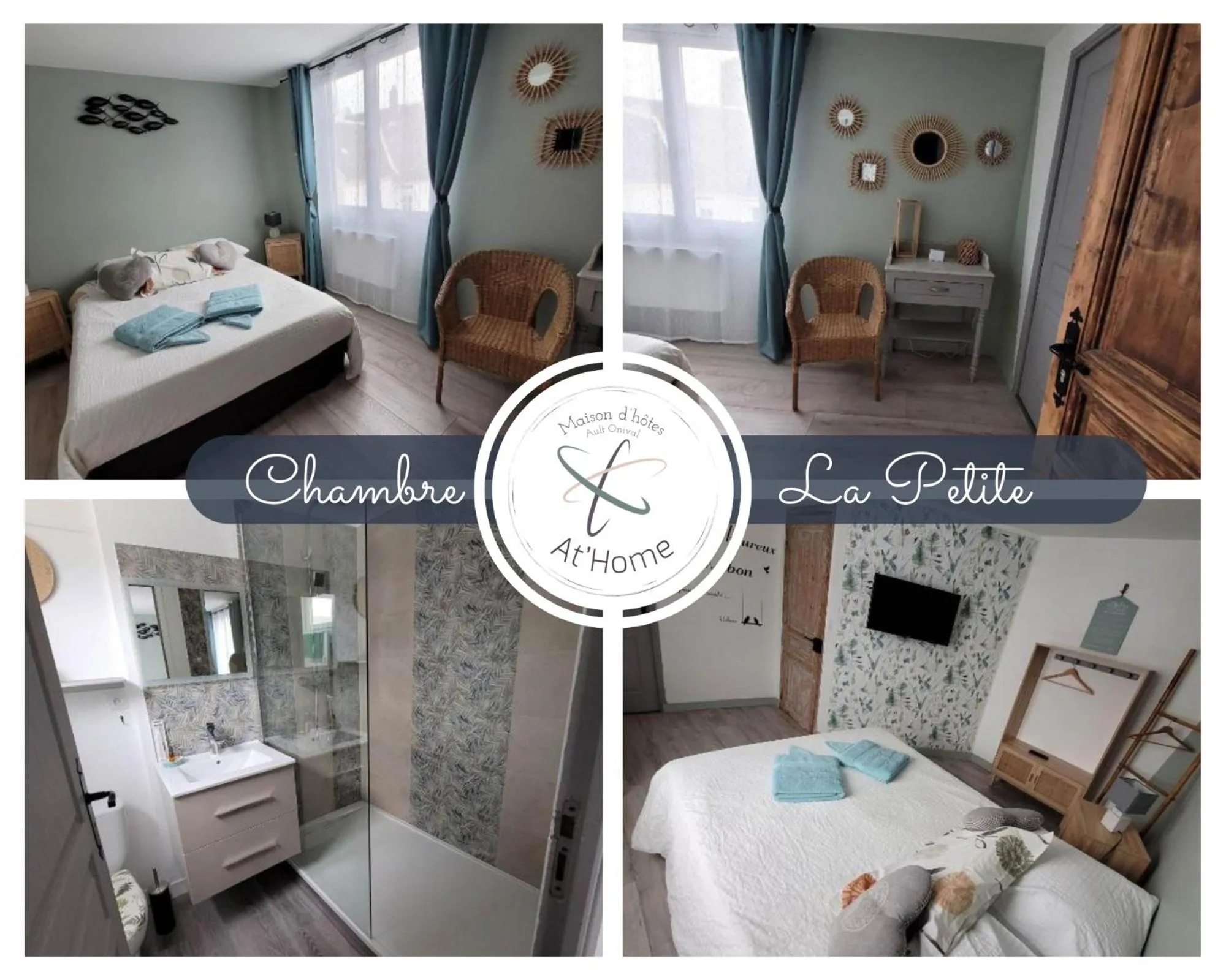 Photo of the whole room, Bed in Maison d'hôtes "At'Home"