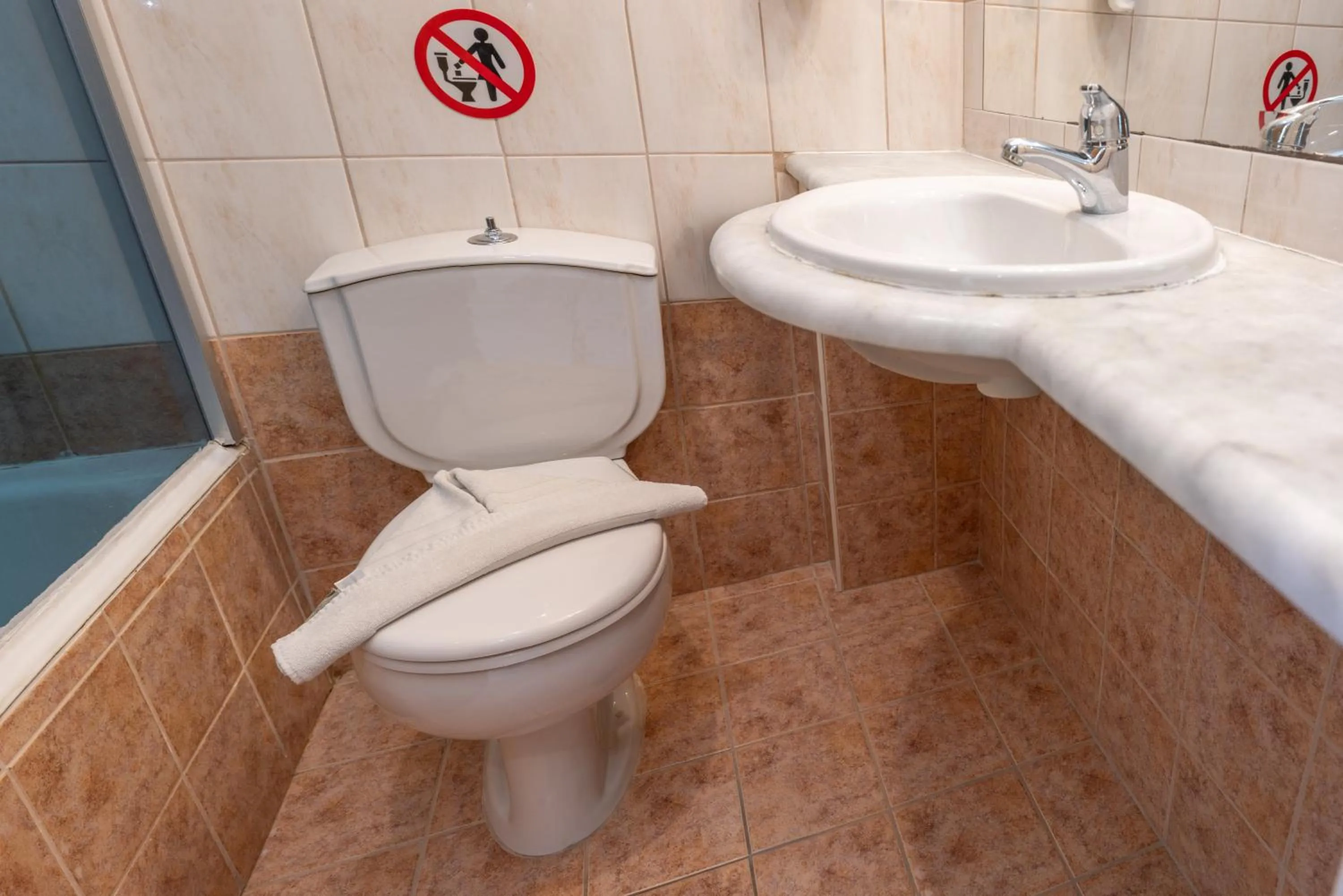 Bathroom in Delfinia Resort - All Inclusive