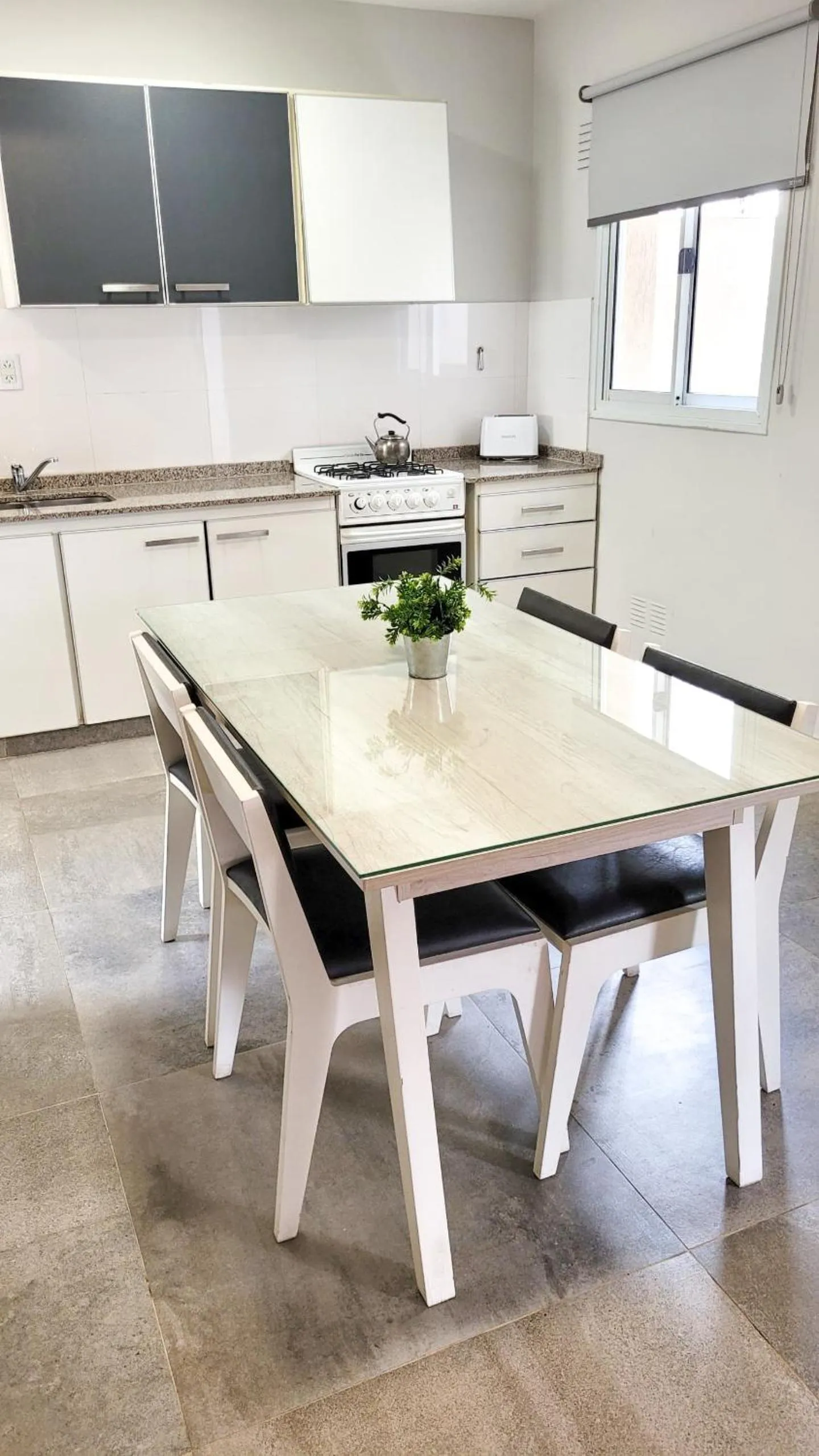 Kitchen or kitchenette in Soltigua Apart Hotel Mendoza