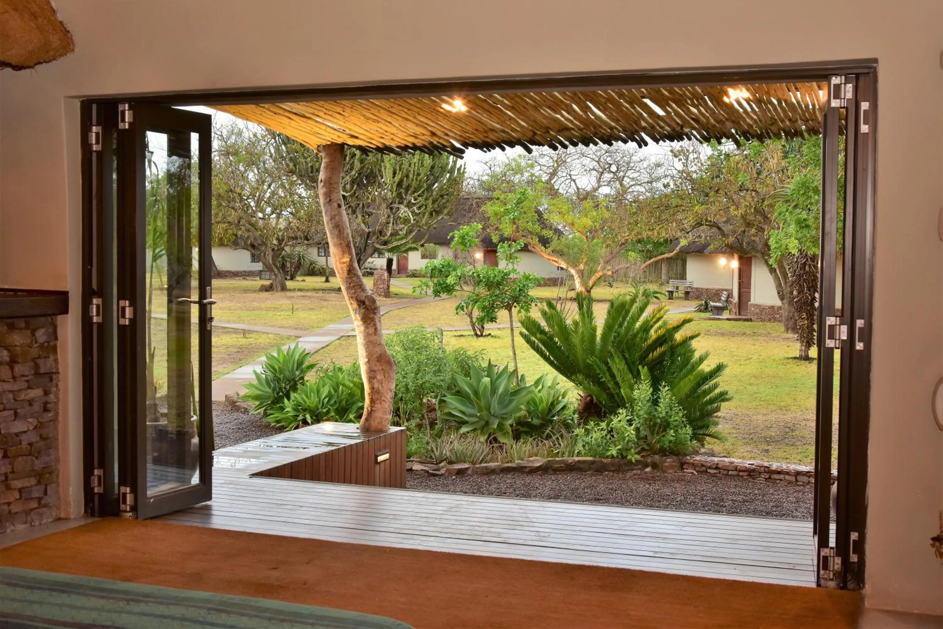 Garden view in Bayala Private Safari Lodges