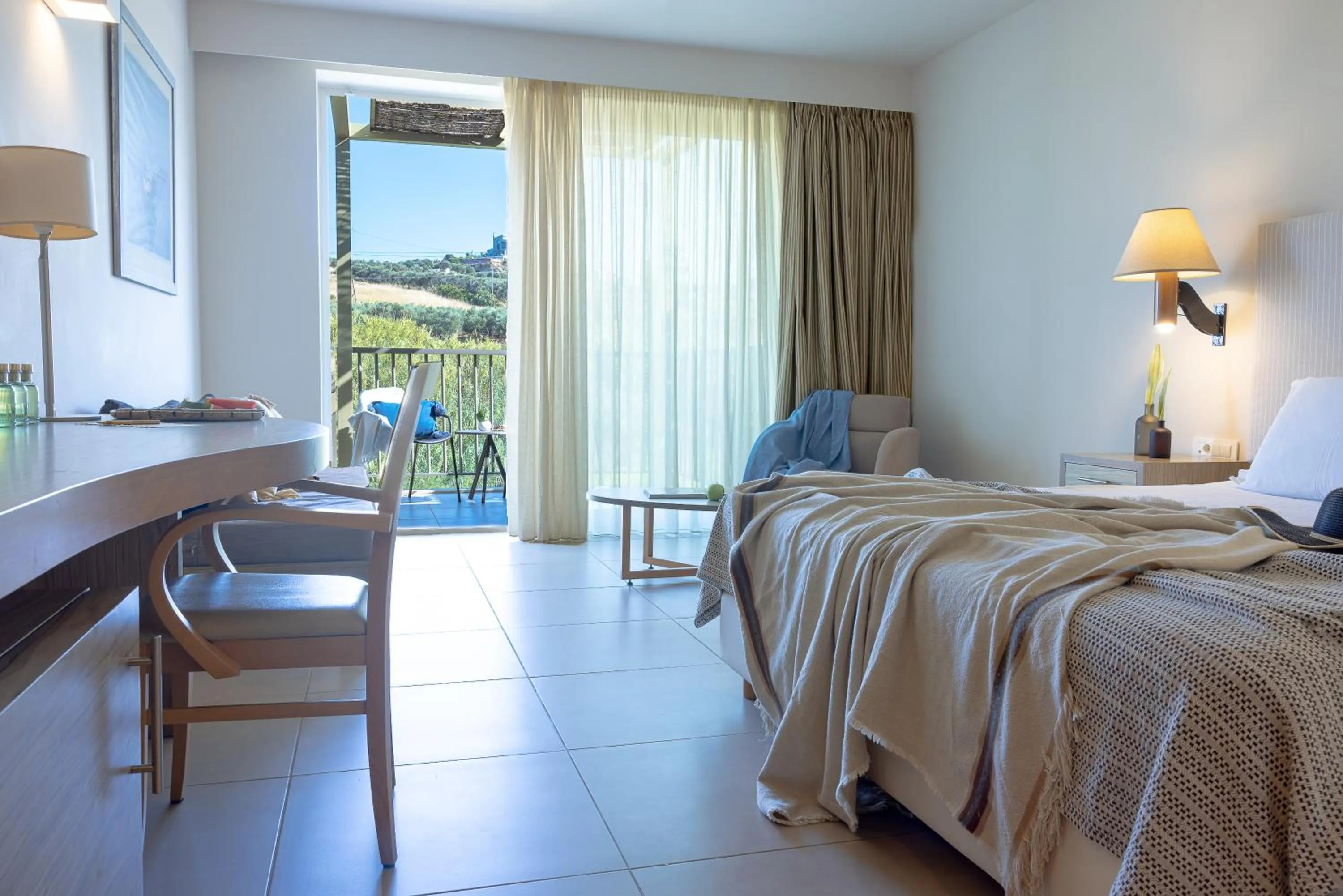 Bed in Giannoulis – Santa Marina Beach Hotel