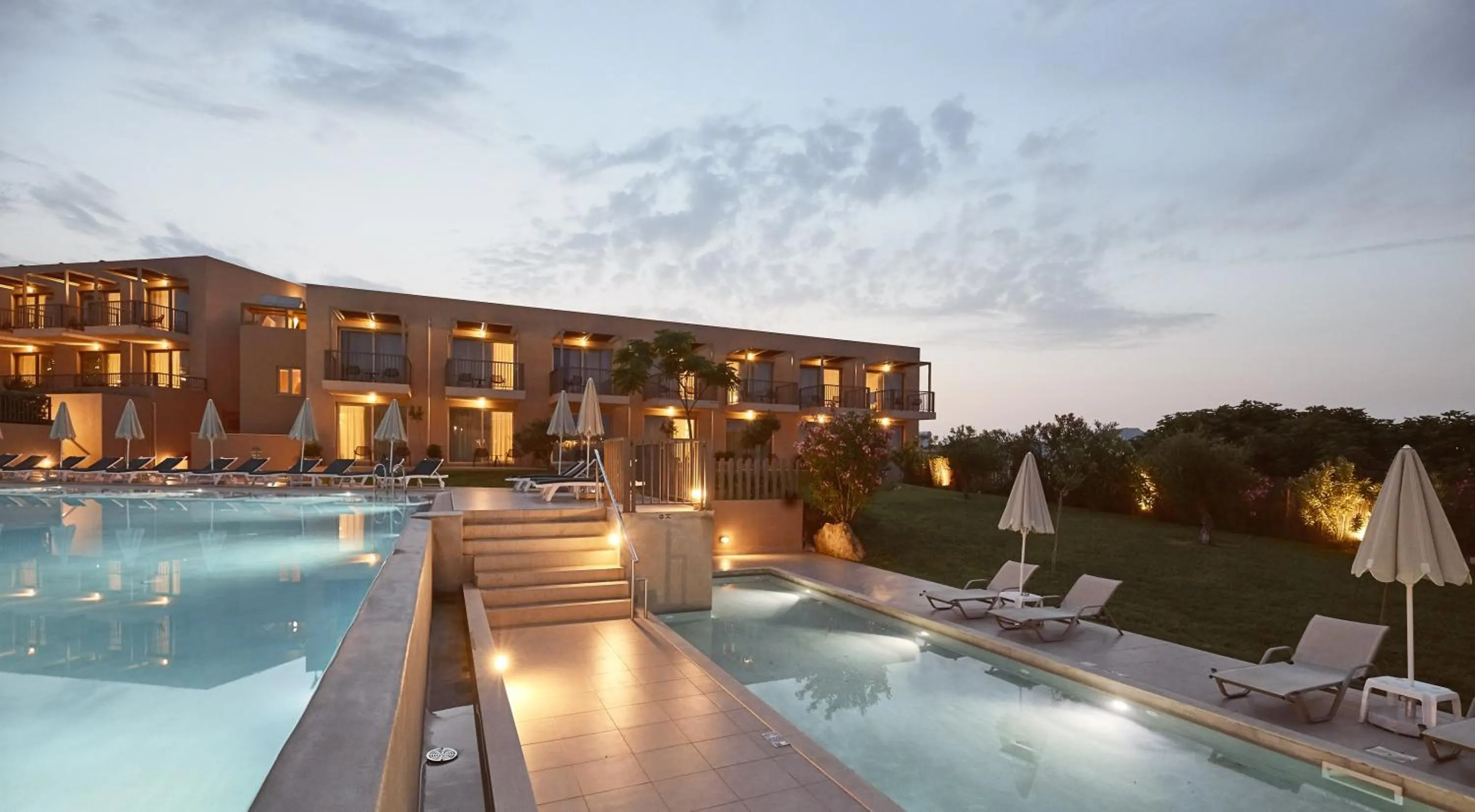 Property building in Giannoulis – Santa Marina Beach Hotel