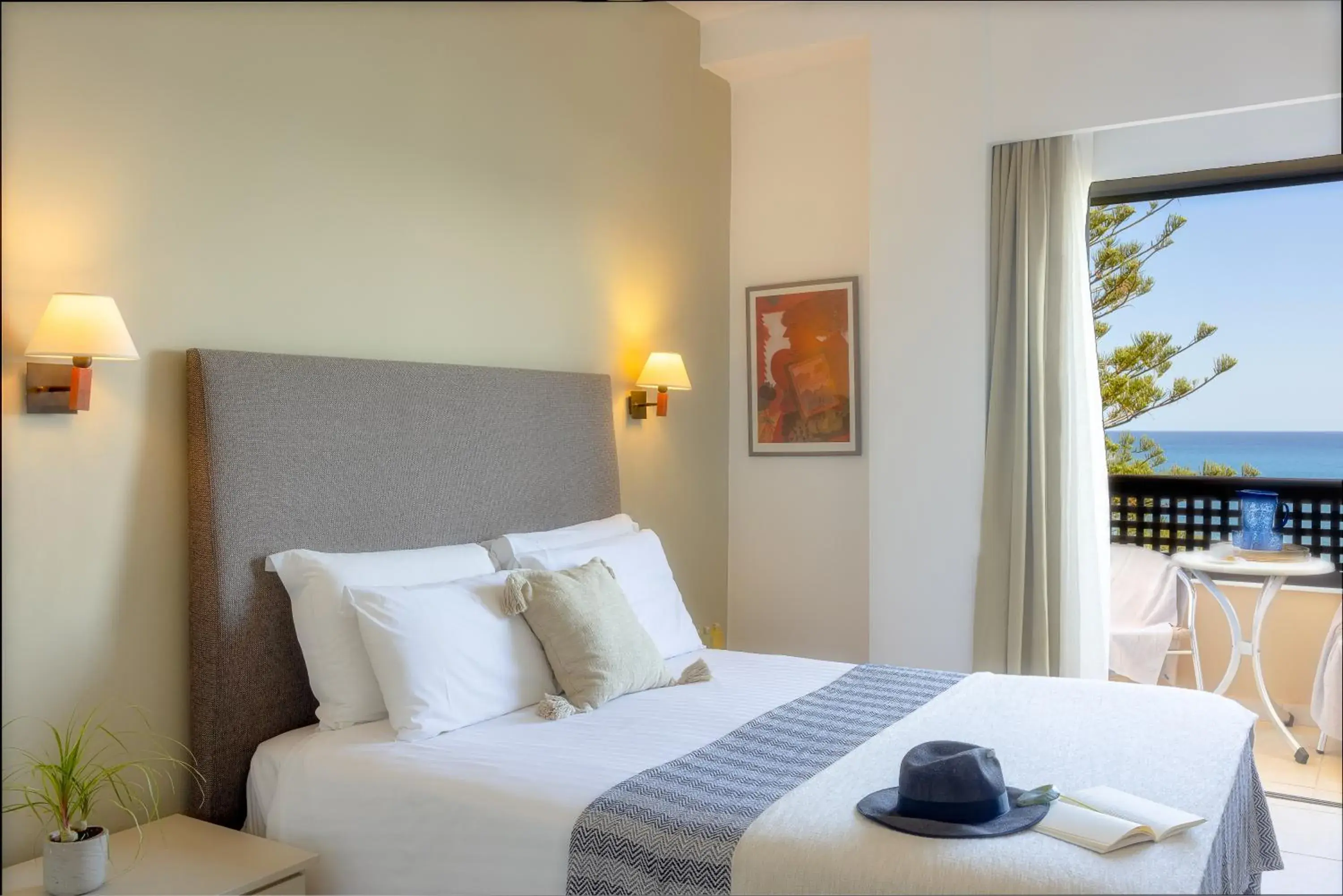 Double Room with Sea View in Giannoulis – Santa Marina Beach Hotel Double Room with Sea View in Giannoulis – Santa Marina Beach Hotel