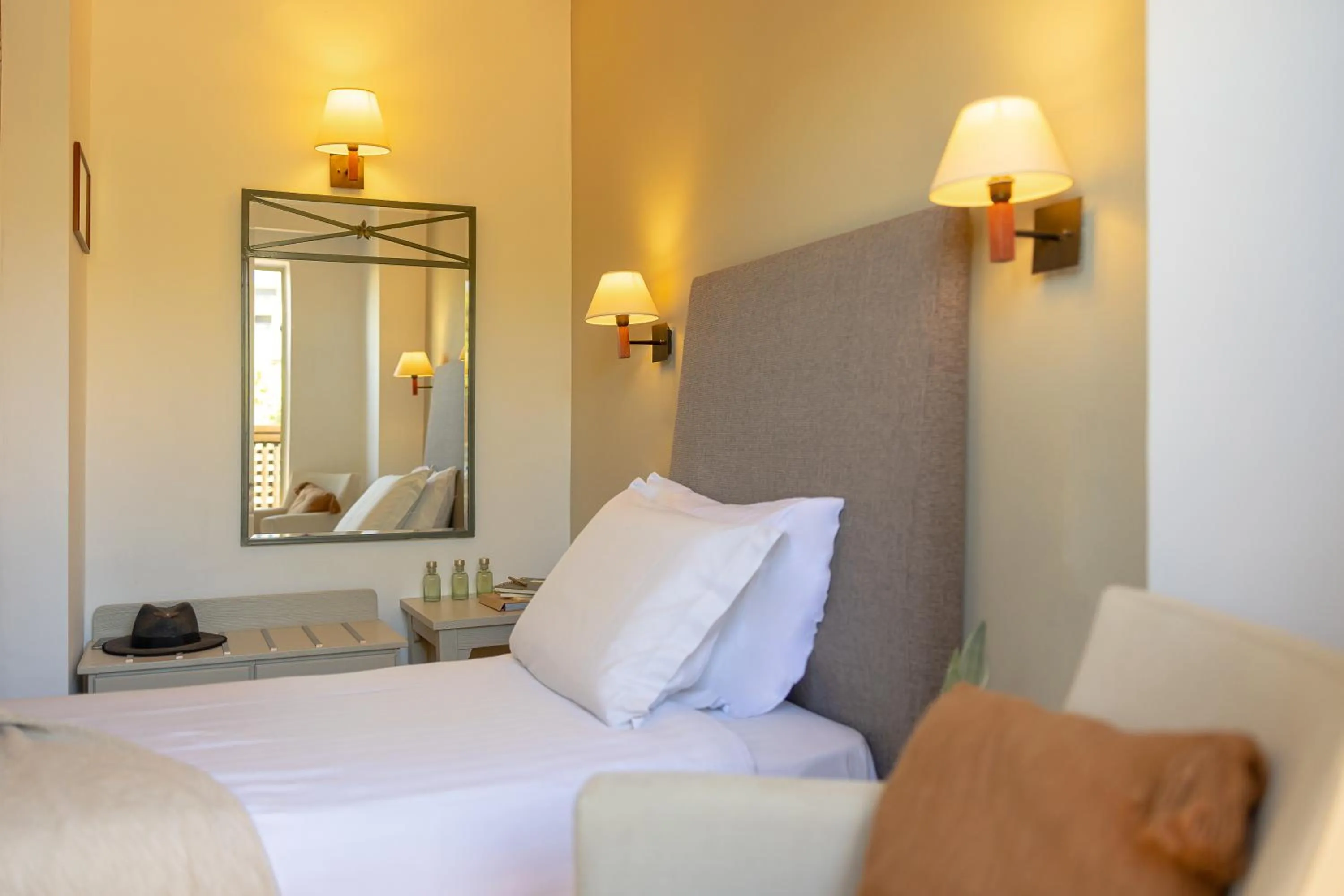 Bed in Giannoulis – Santa Marina Beach Hotel