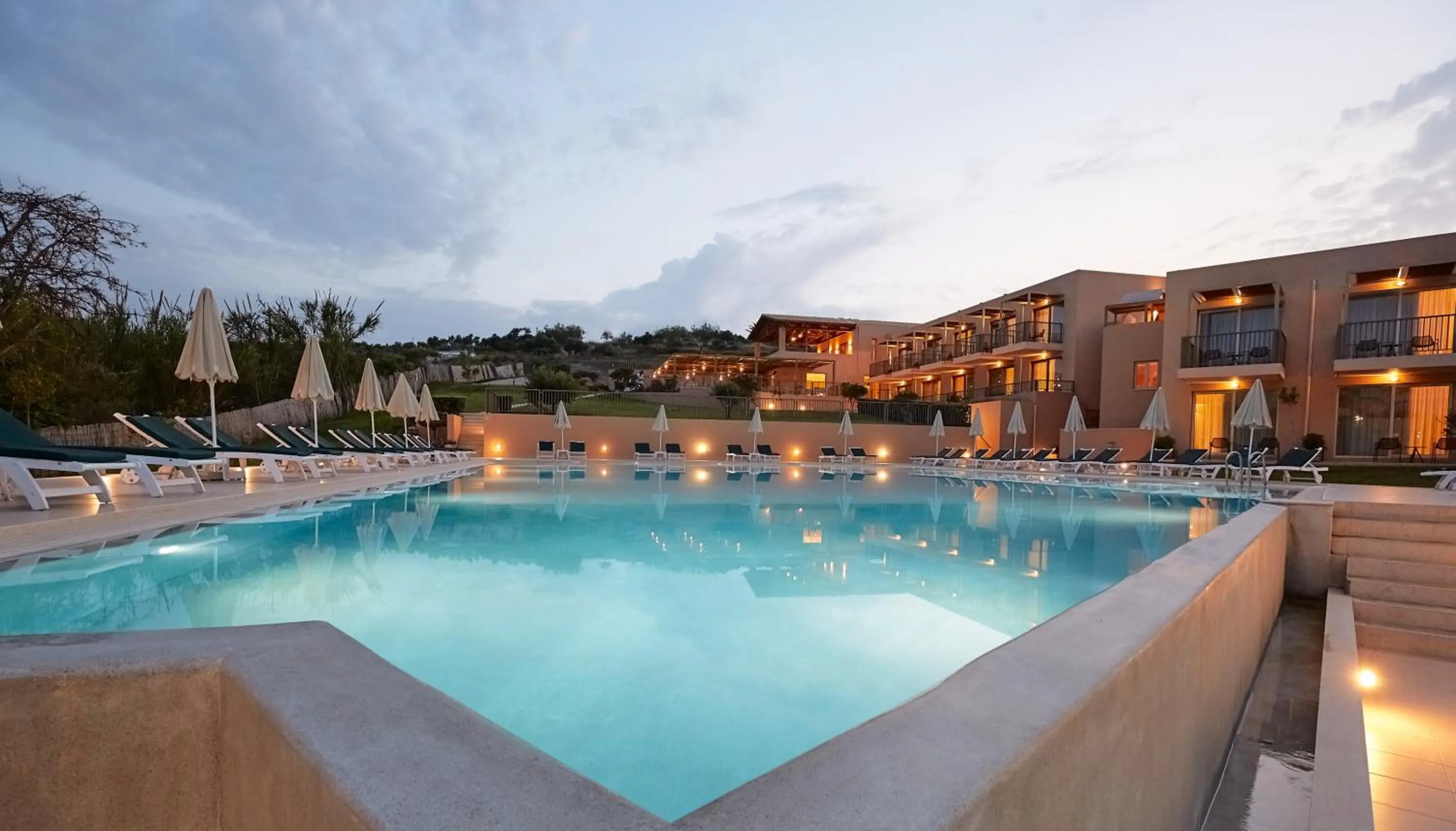 Property building in Giannoulis – Santa Marina Beach Hotel