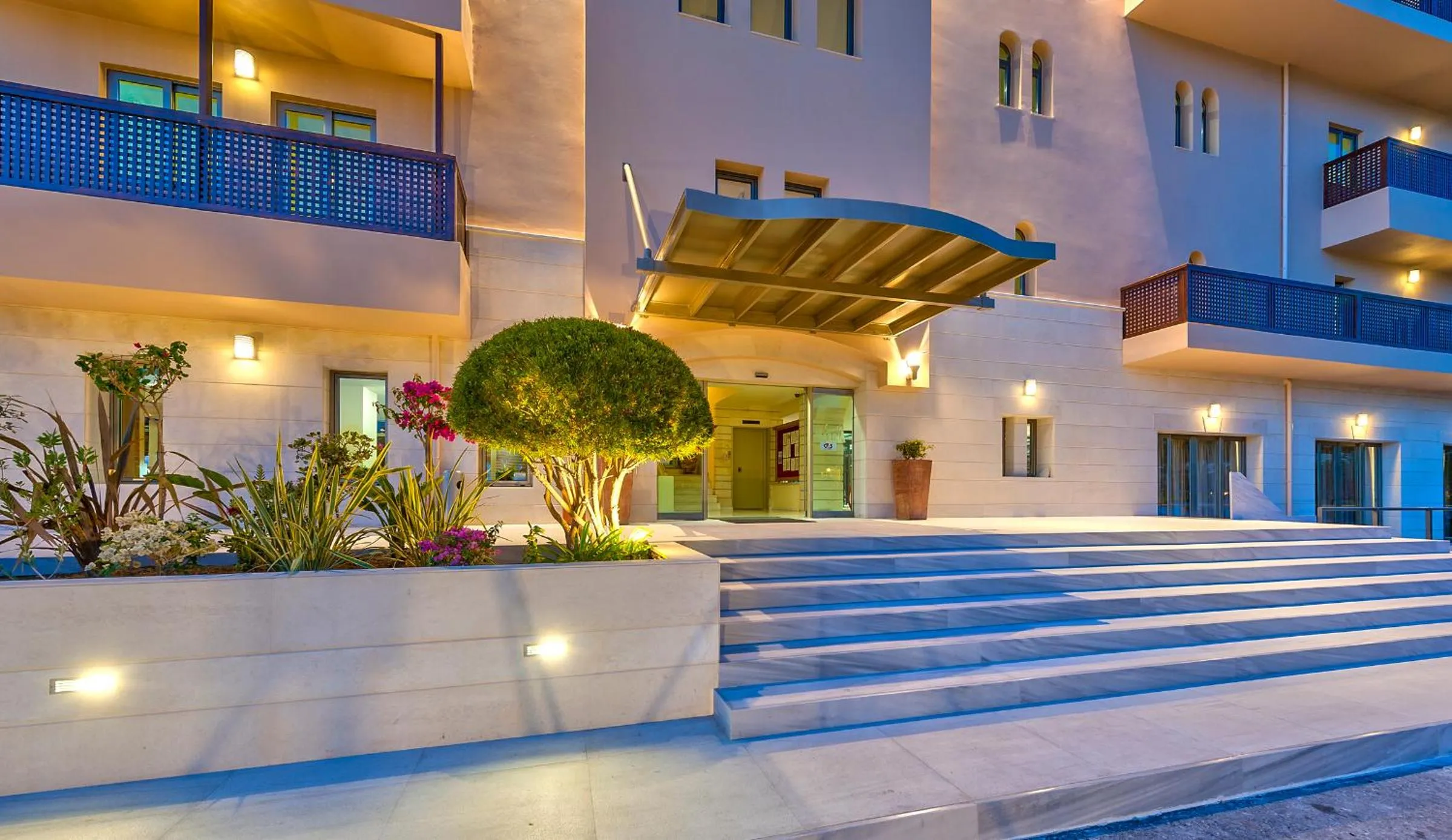 Property building in Giannoulis – Santa Marina Beach Hotel