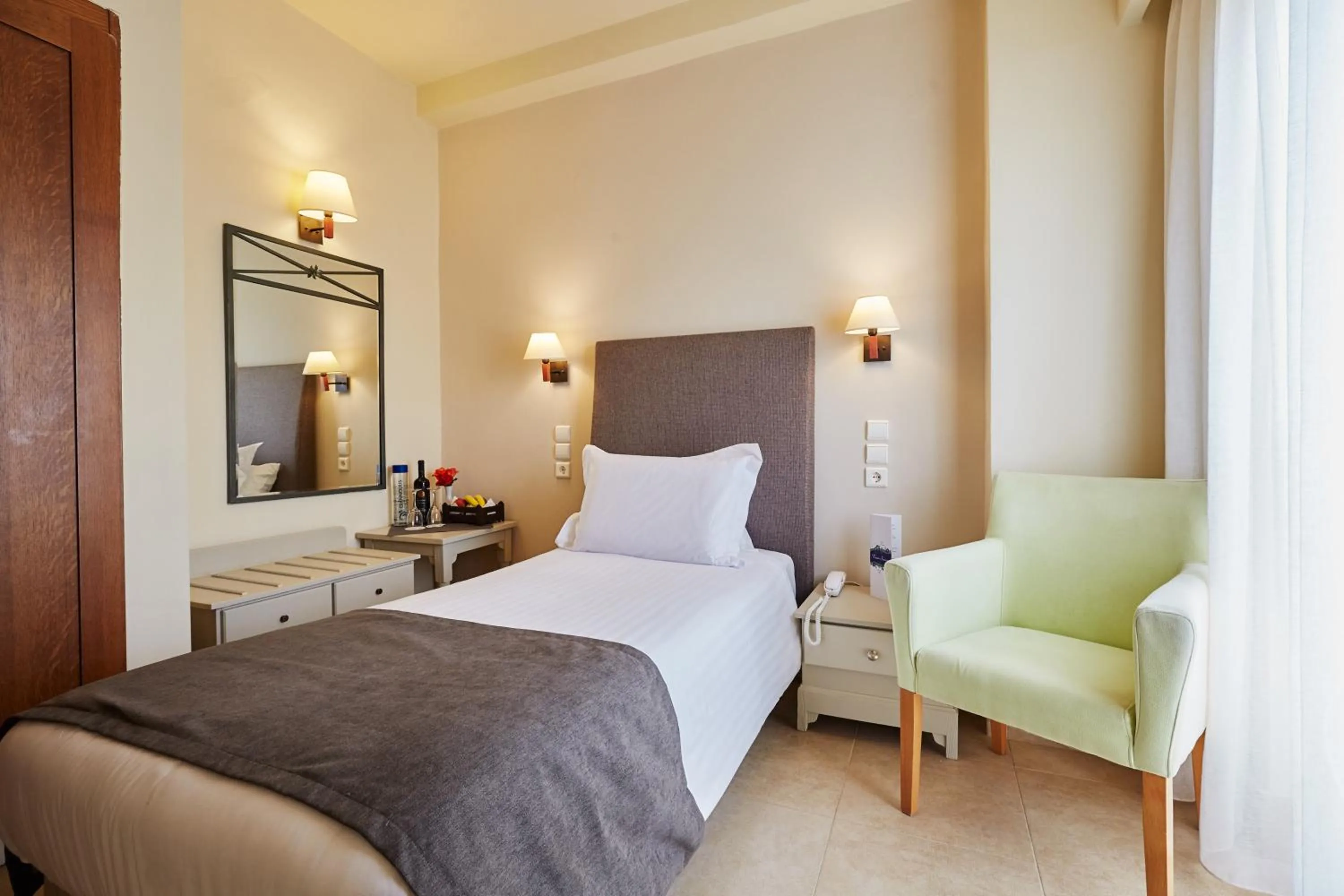 Bed in Giannoulis – Santa Marina Beach Hotel