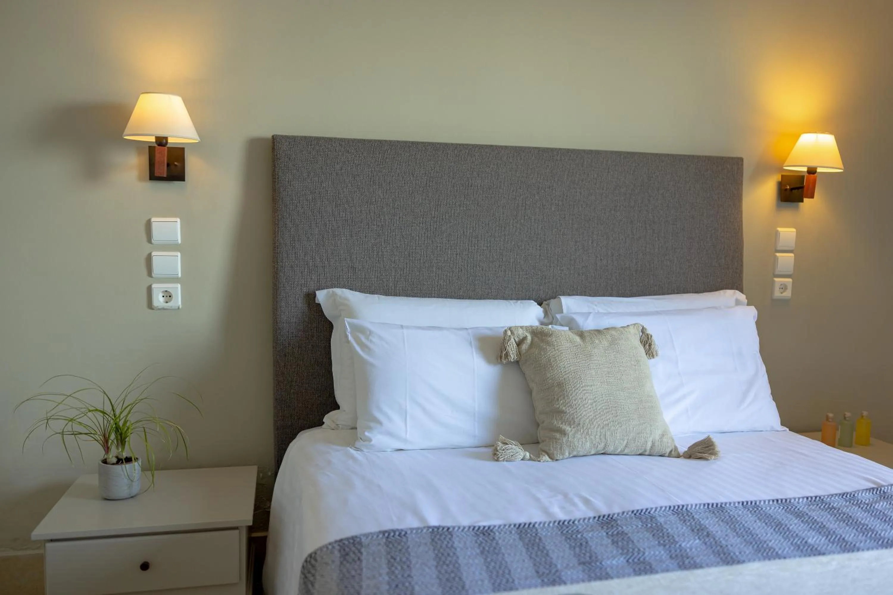 Bed in Giannoulis – Santa Marina Beach Hotel