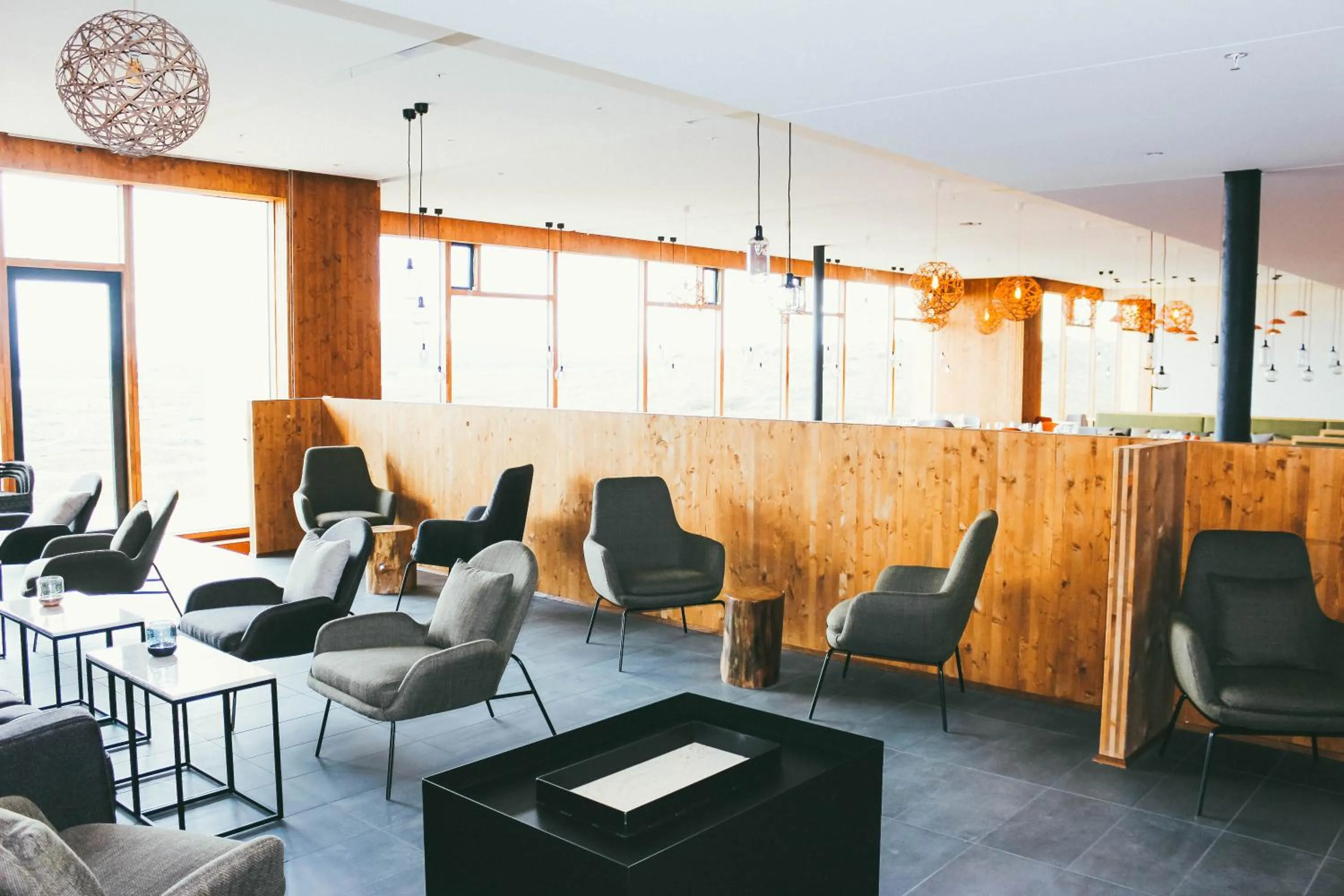 Lounge or bar in Fosshotel Mývatn