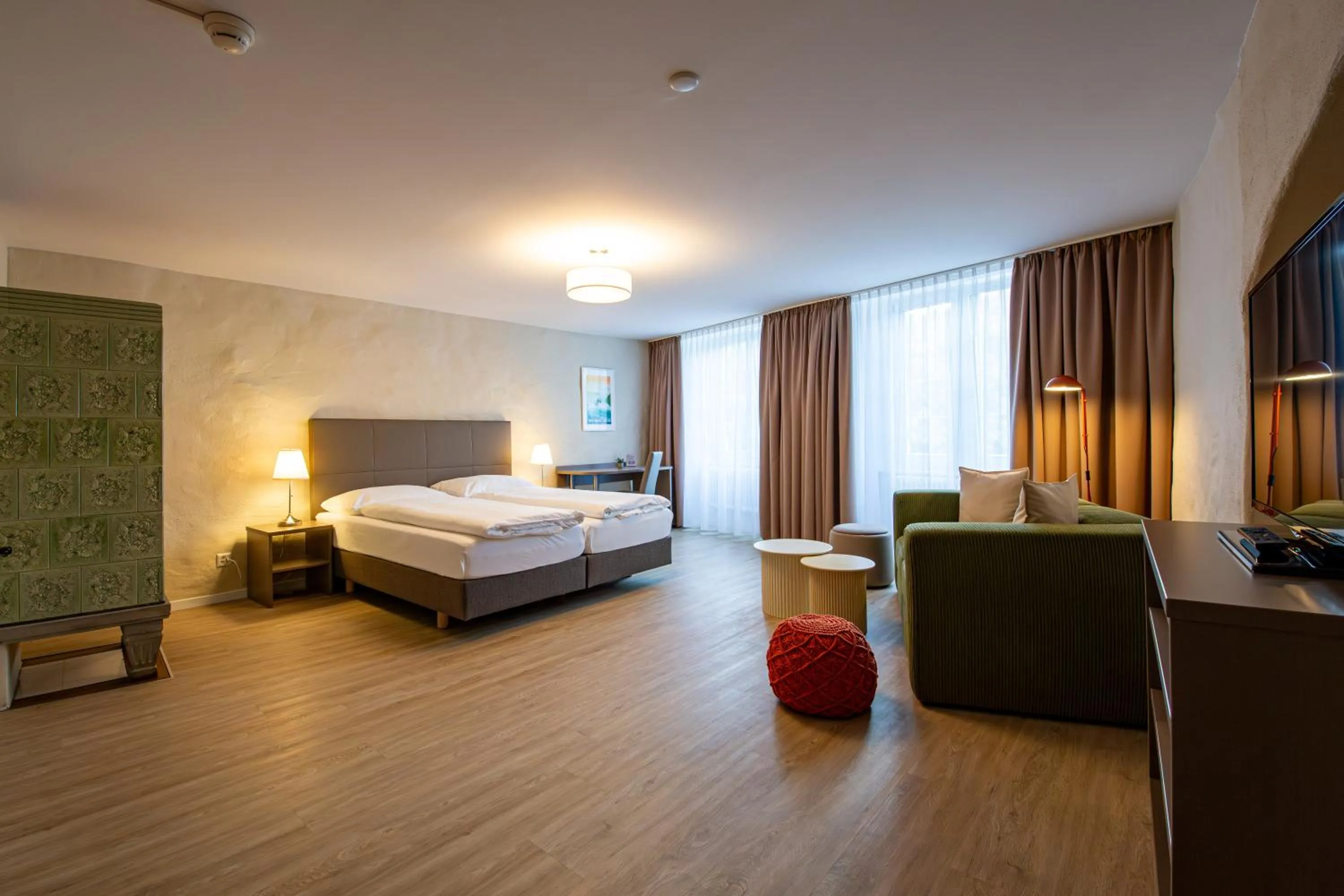 Bedroom, Bed in Hotel Kronenhof