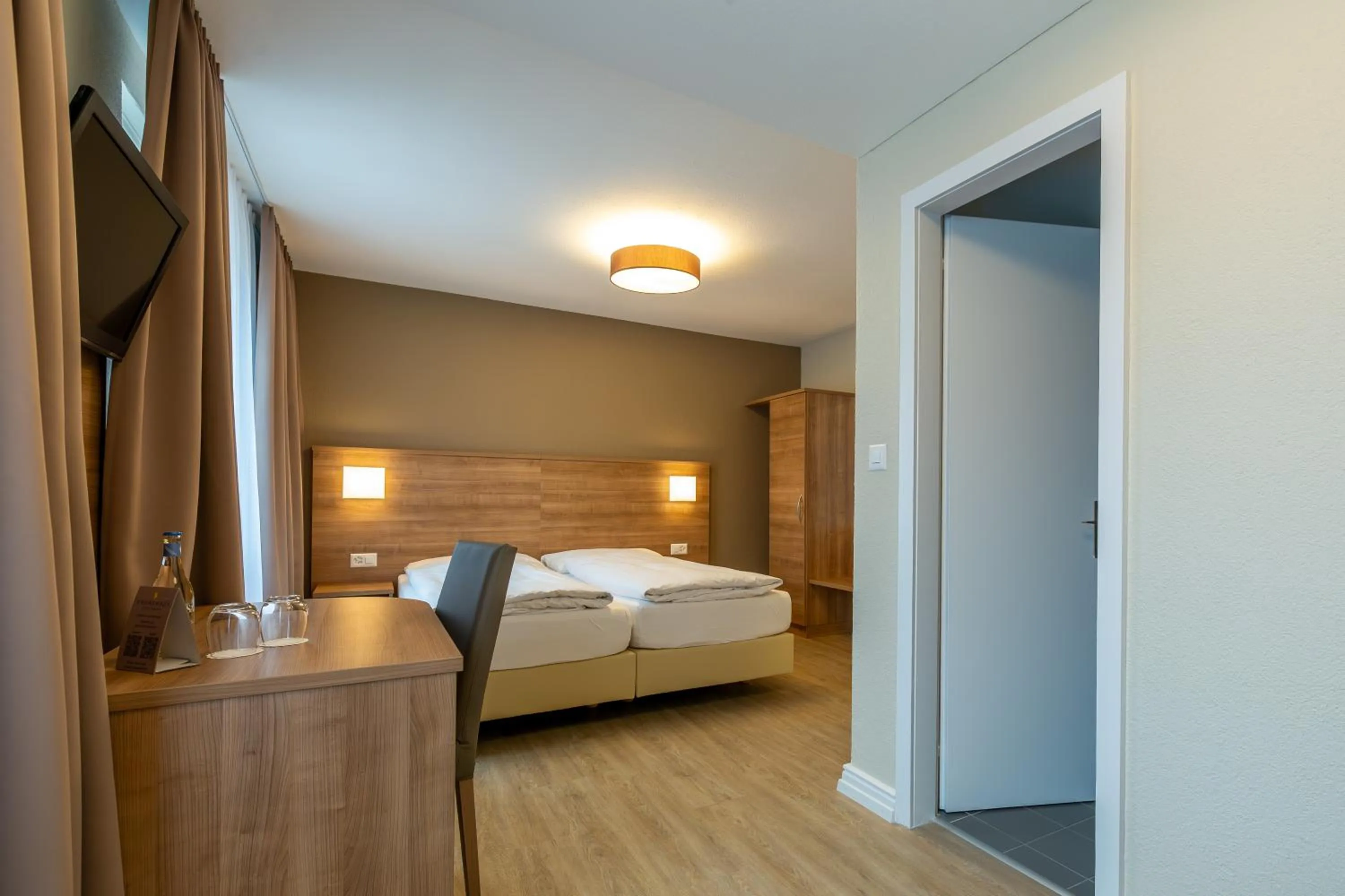 Bed in Hotel Kronenhof