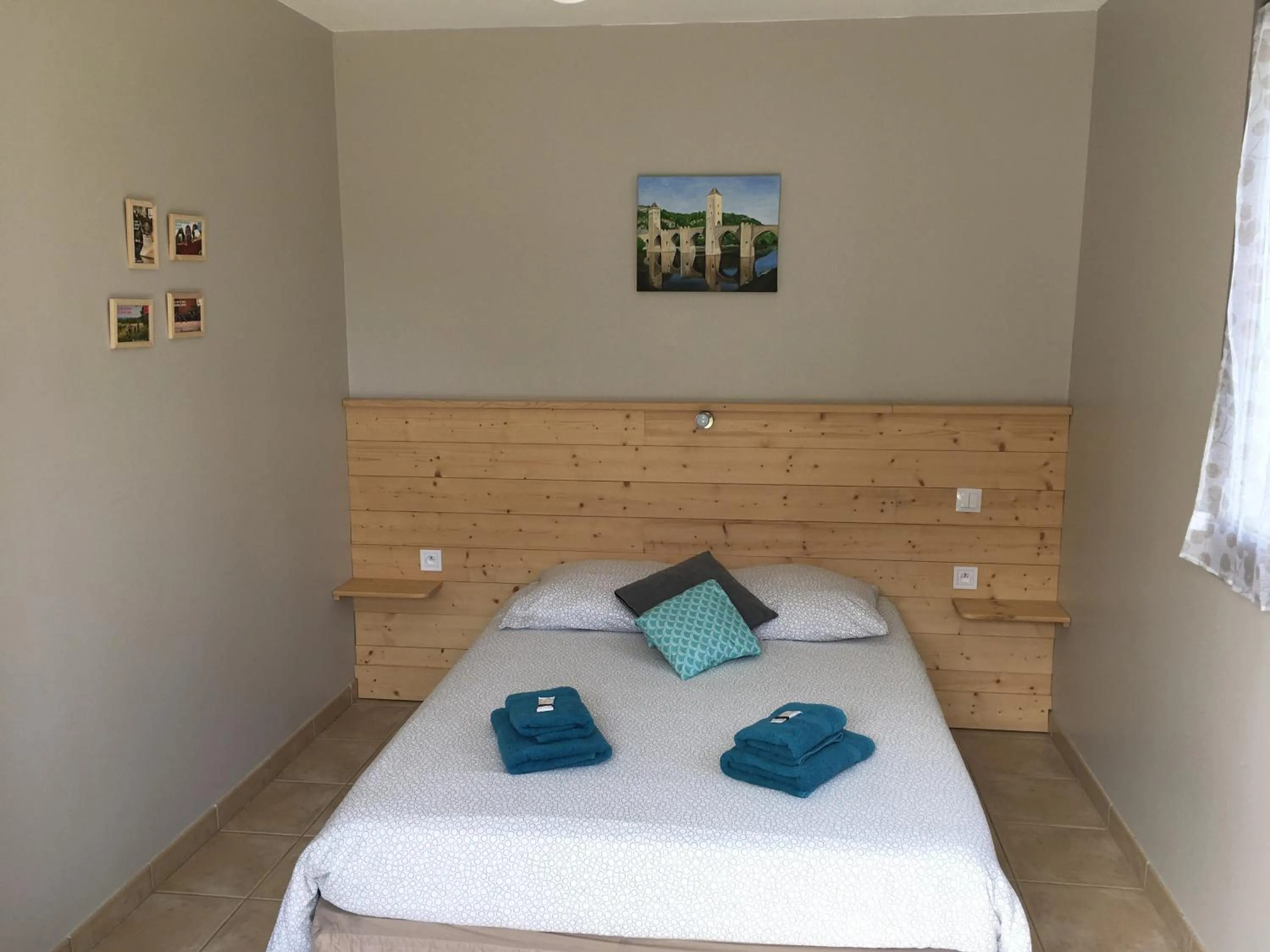 Bed in Le Mas des 3 Anes