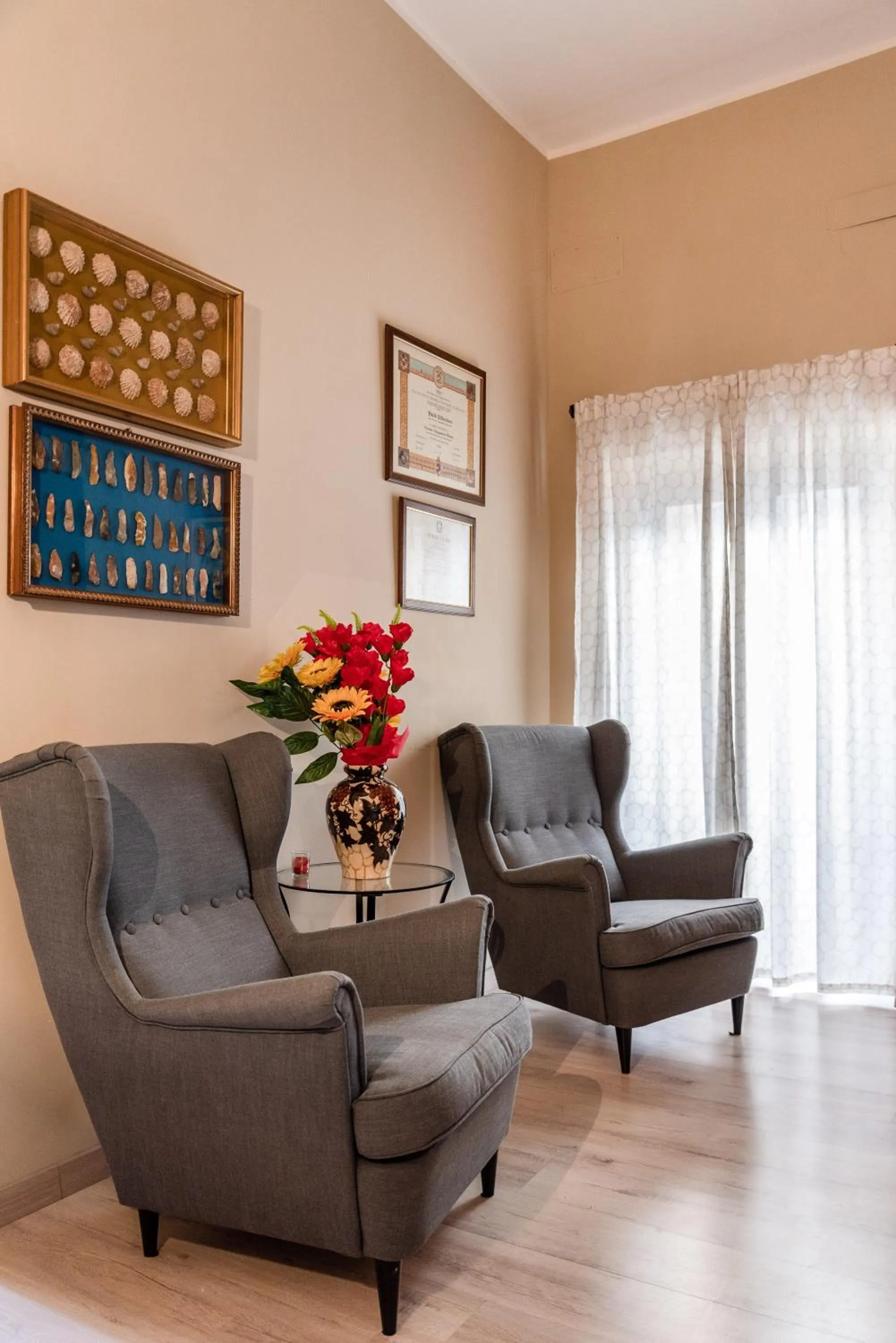 Lobby or reception in B&B La veranda di Tatta