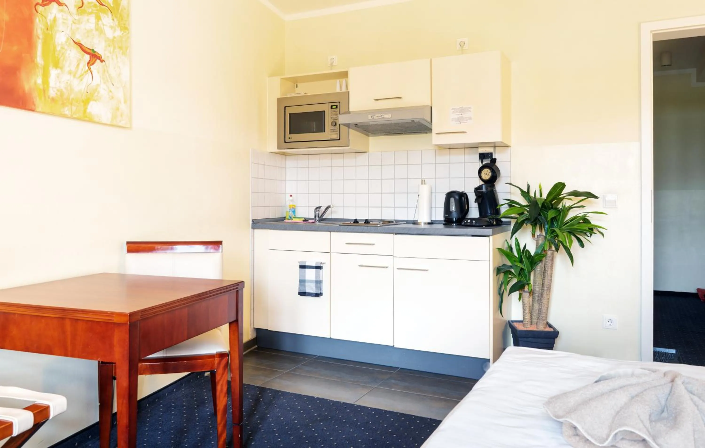 Bed in SchlafGut AppartementHotel