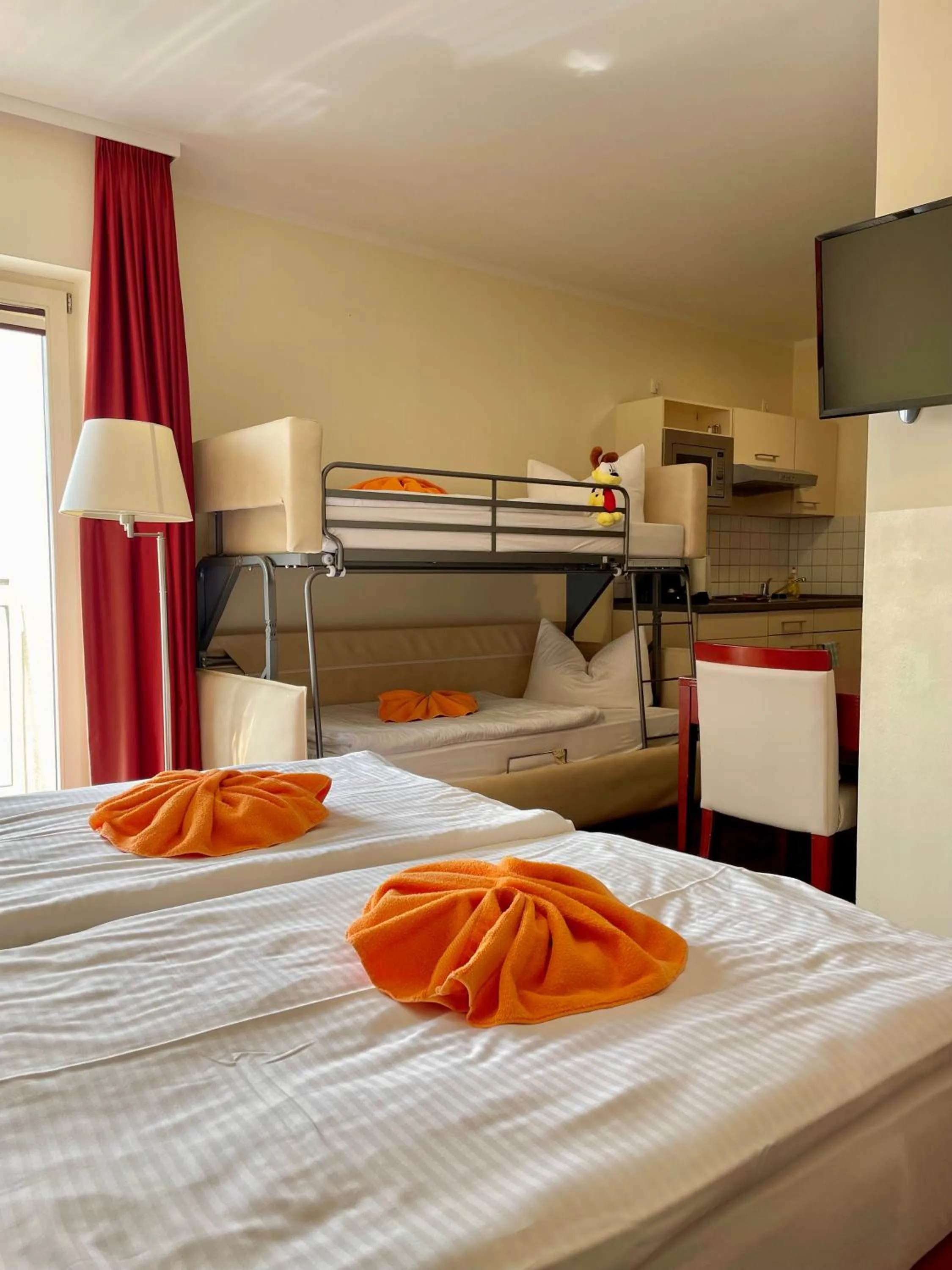 Bed in SchlafGut AppartementHotel