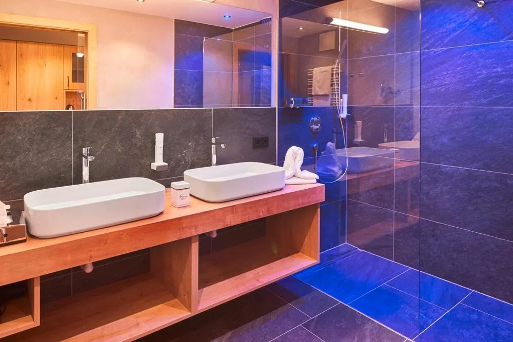 Shower in Bauernhof Hotel Oberschwarzach