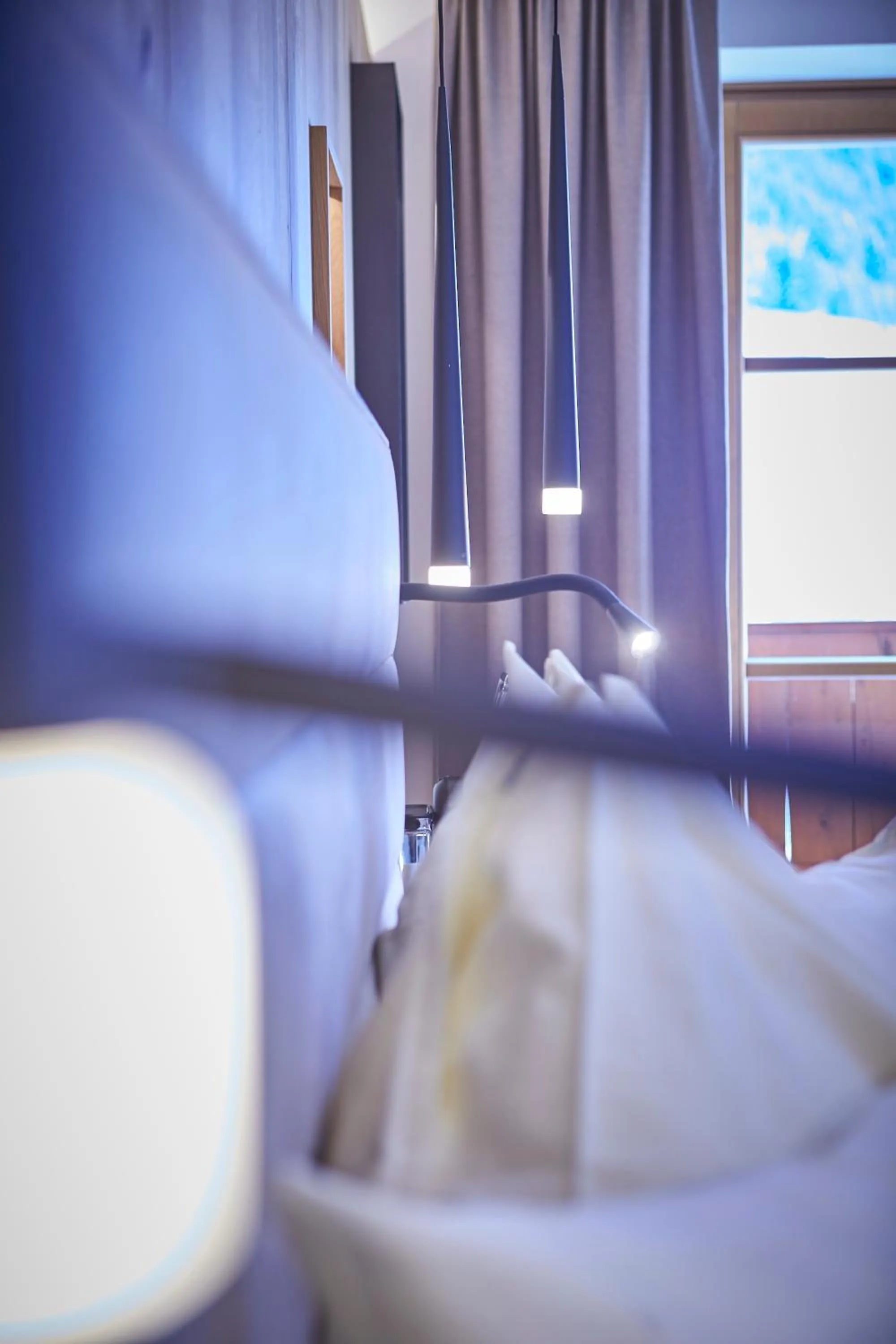 Bed in Bauernhof Hotel Oberschwarzach