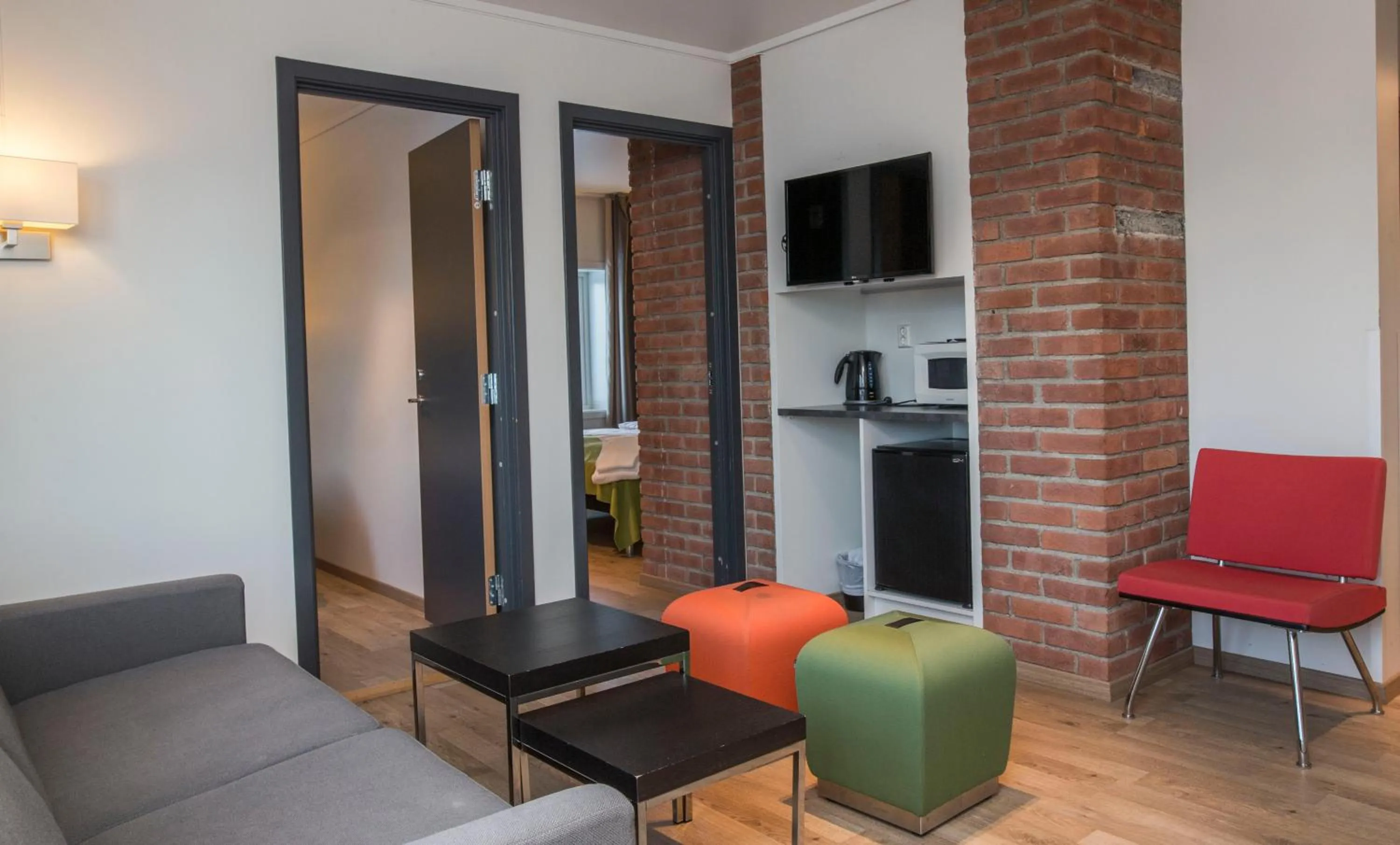 Living room in Birkebeineren Hotel & Apartments