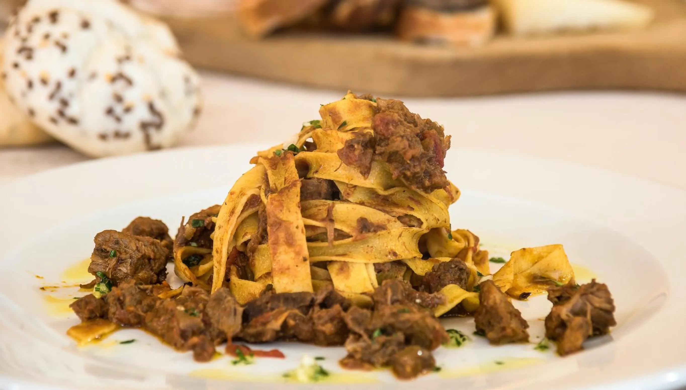 Food close-up in Hotel Da Vinci