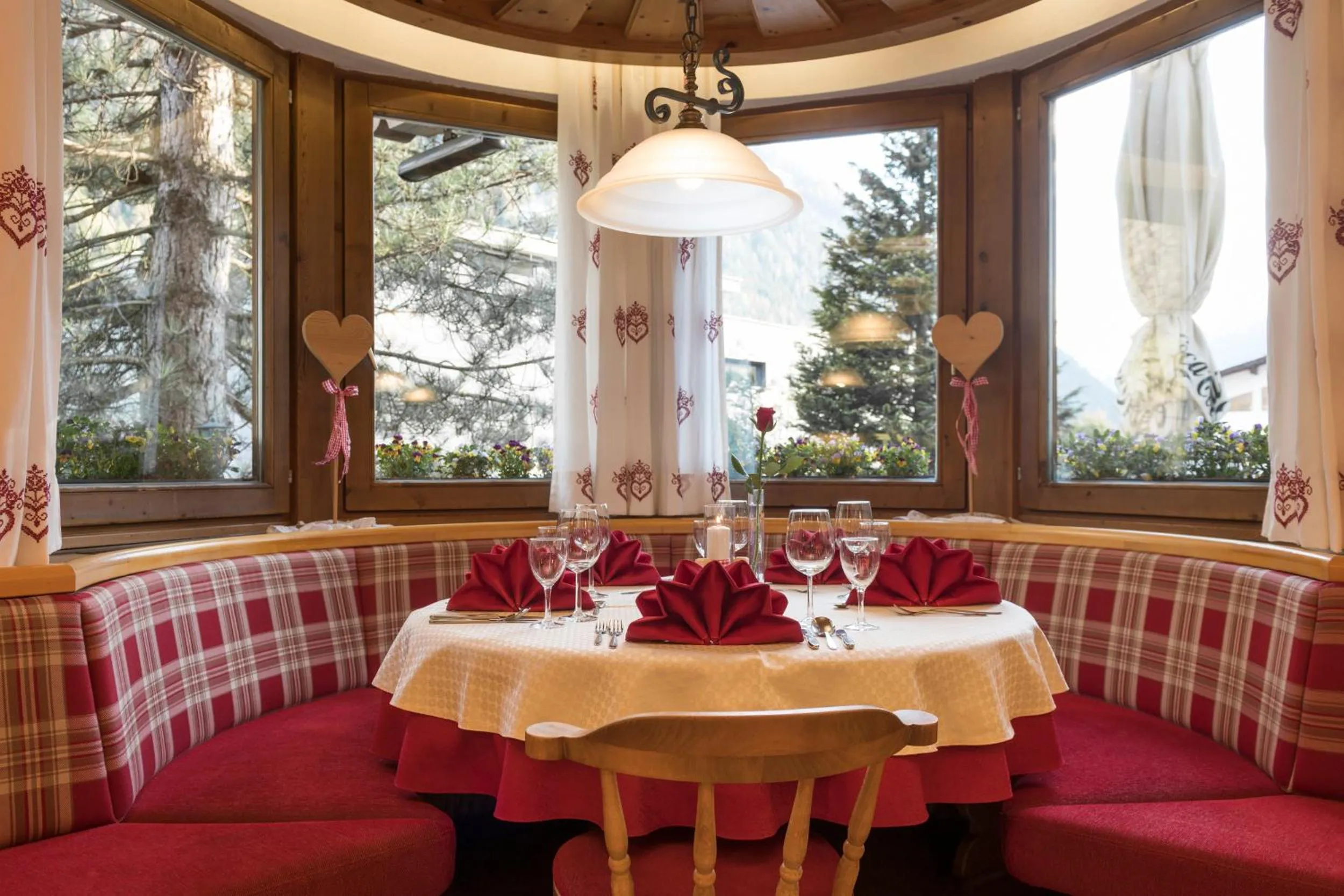 Dining area in Hotel Angelika