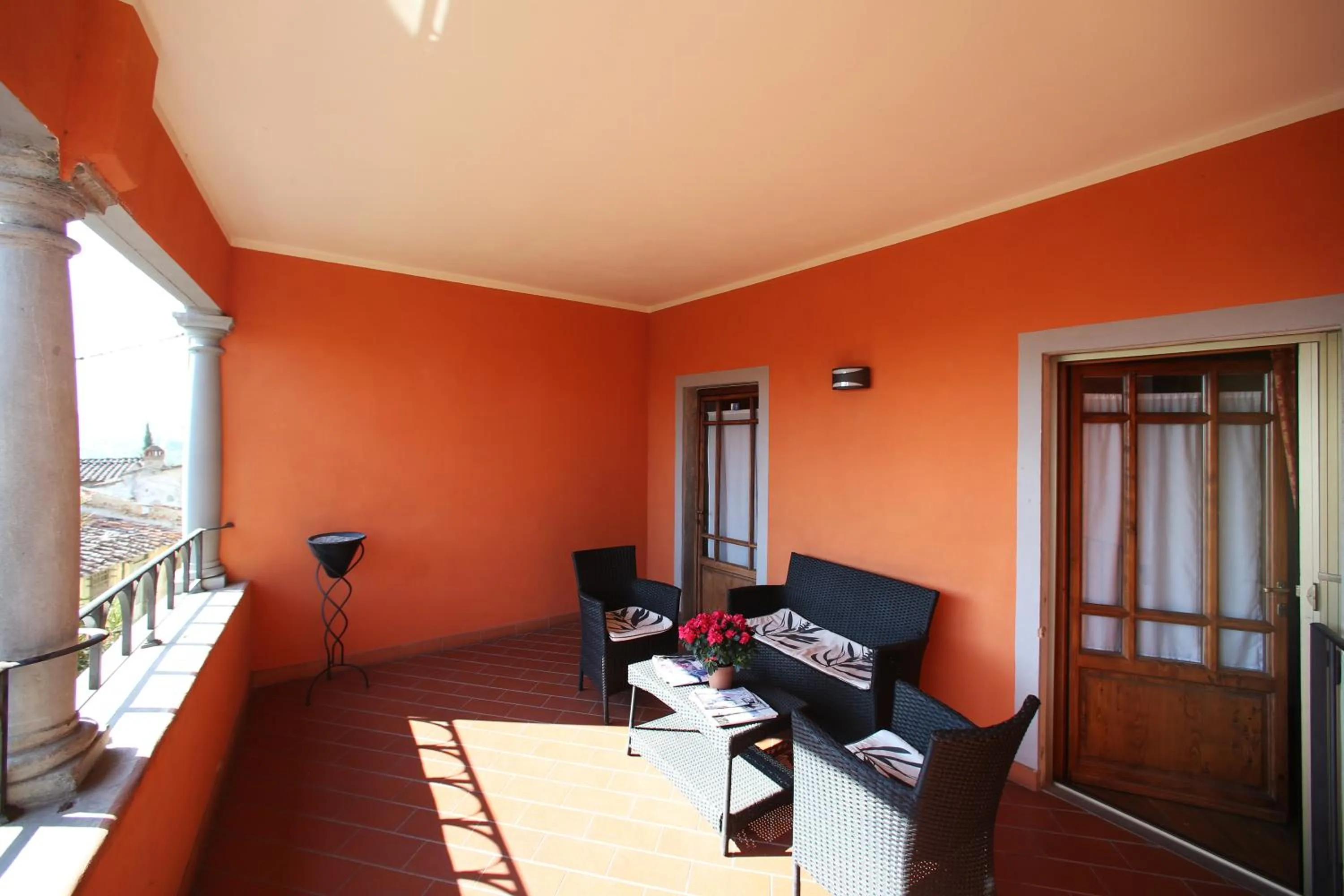 Balcony/Terrace in Hotel Villa San Michele