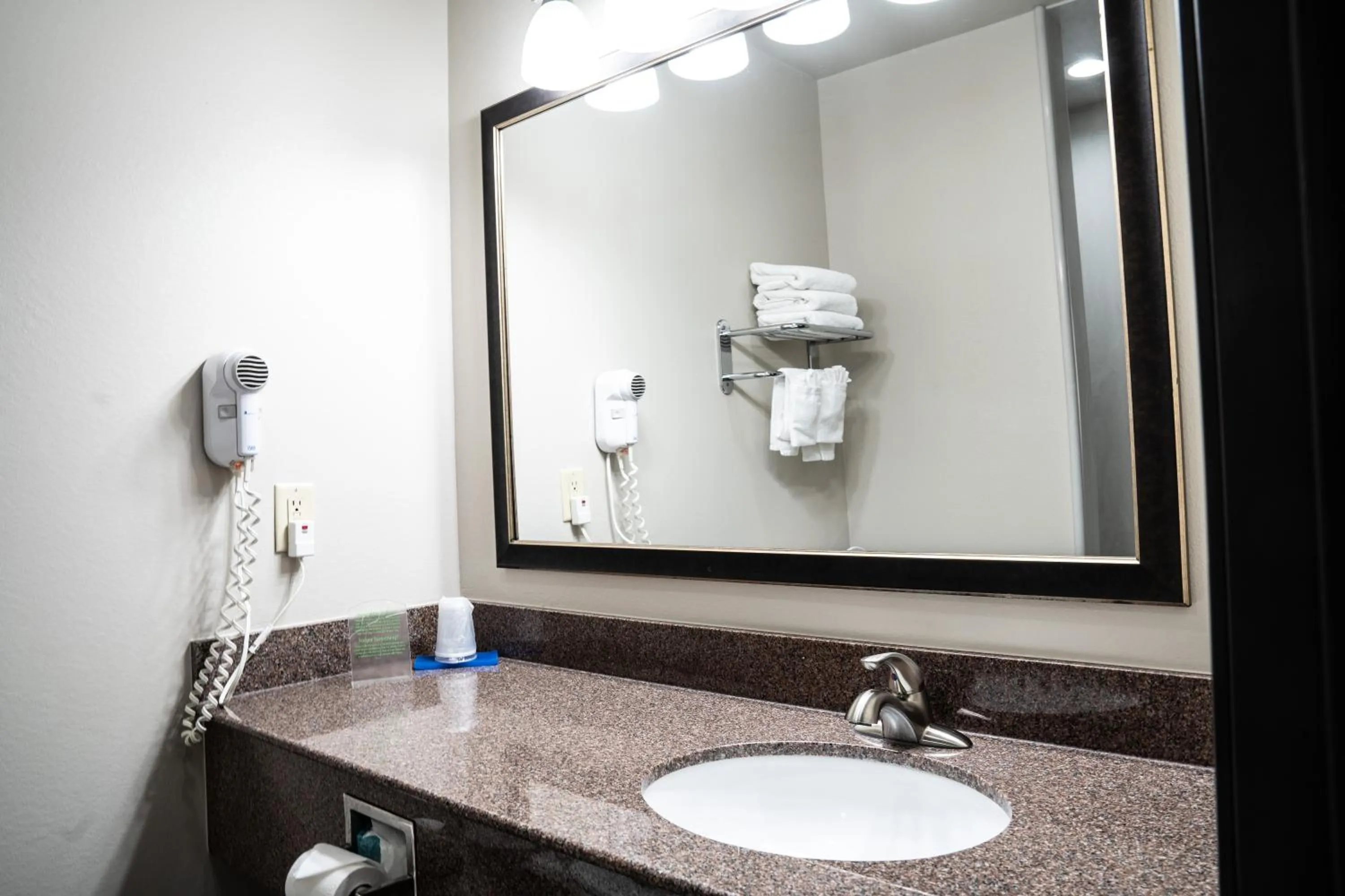 Bathroom in Lucille's Hotel, Restaurant, & Bar
