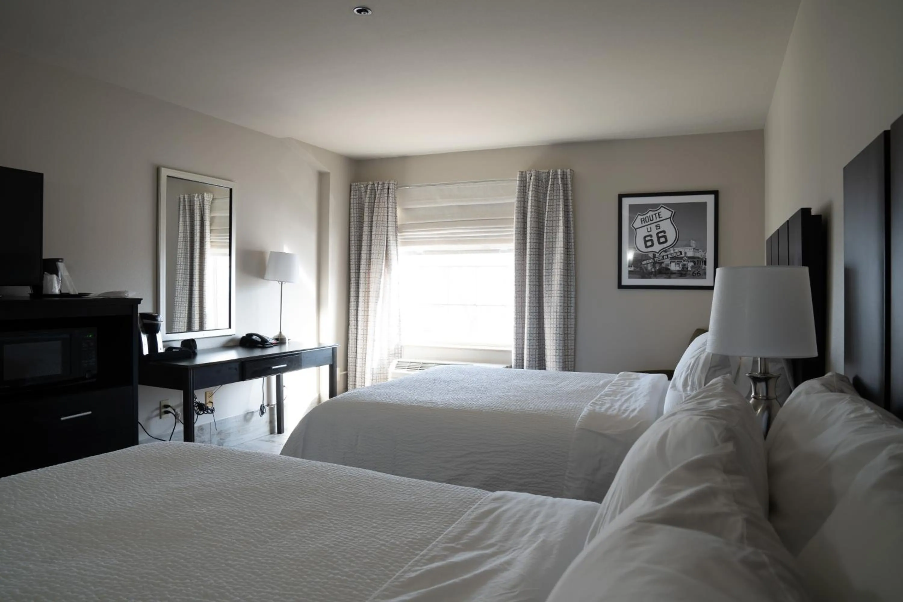 Bed in Lucille's Hotel, Restaurant, & Bar