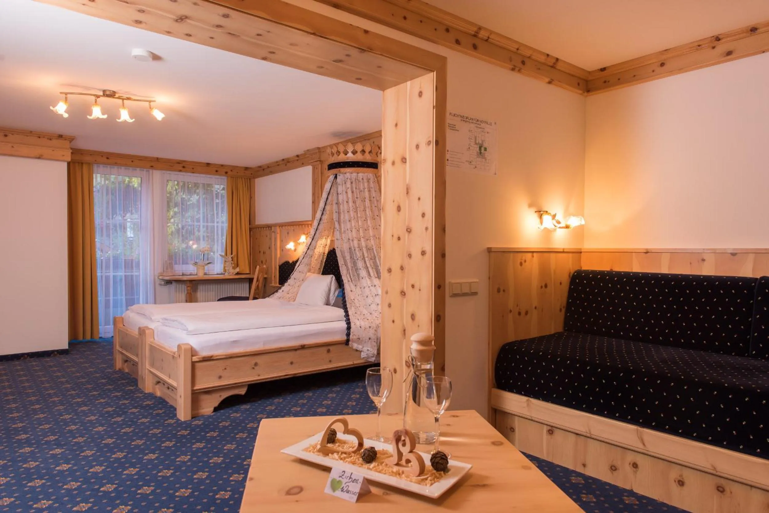 Bed in Hotel Mölltalerhof