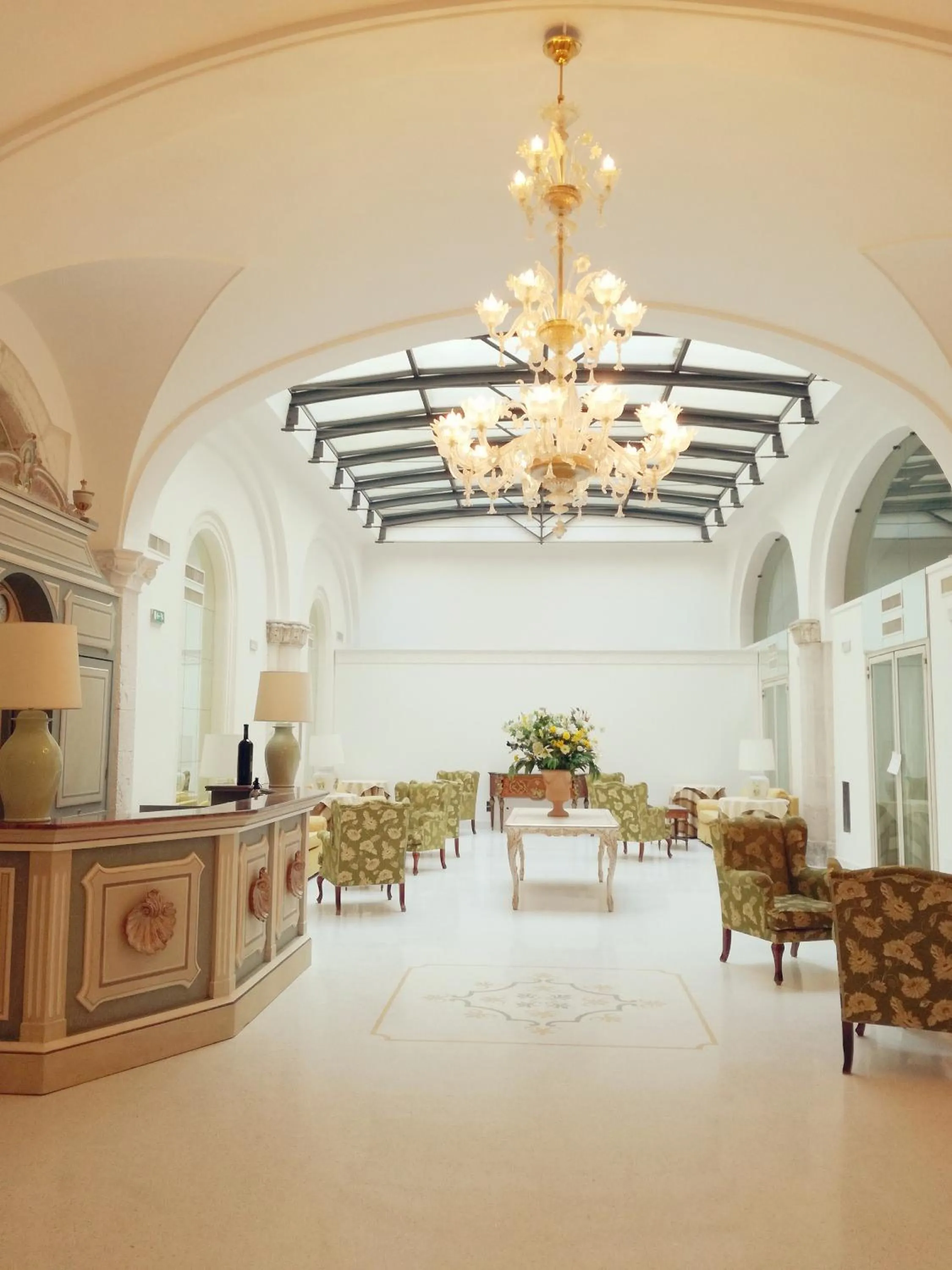 Lobby or reception in Grande Albergo Internazionale