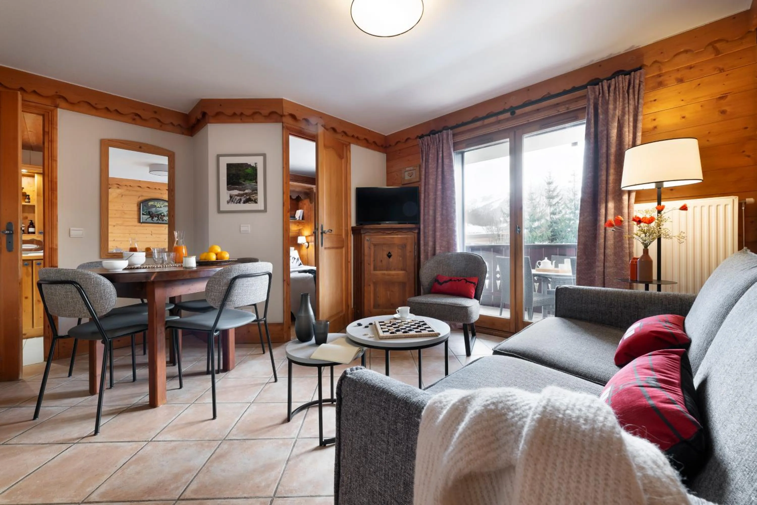 Communal lounge/ TV room in Résidence Pierre & Vacances Premium Les Fermes De Méribel