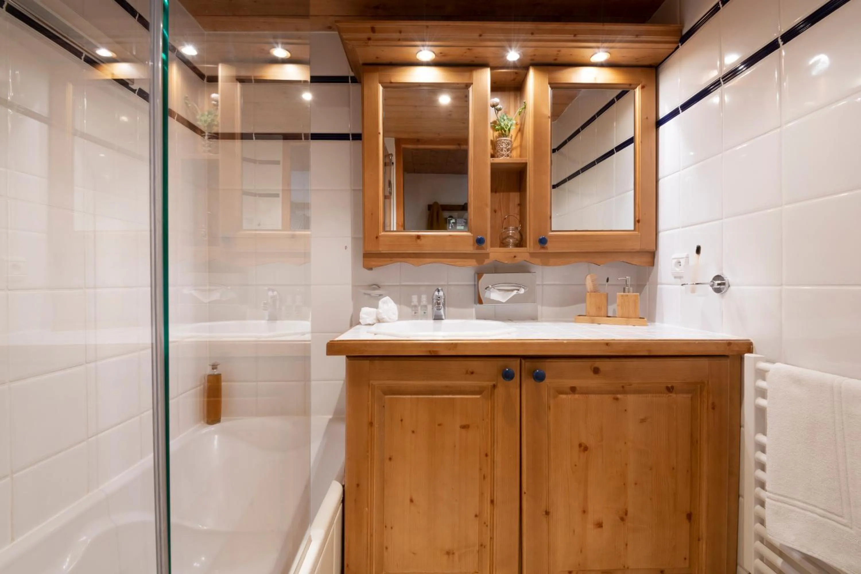 Bathroom in Résidence Pierre & Vacances Premium Les Fermes De Méribel