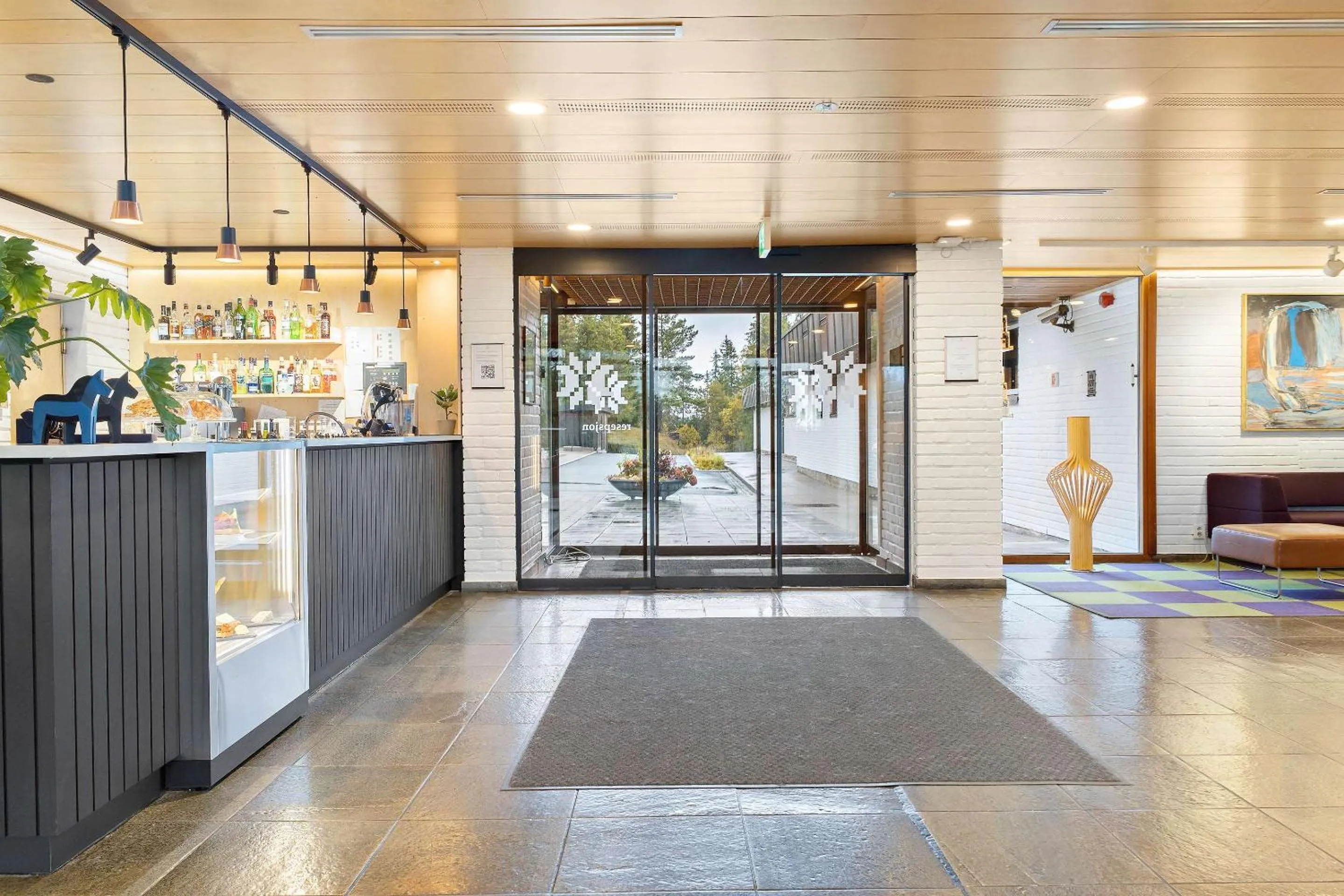 Lobby or reception in Voksenasen Hotell; Best Western Signature Collection