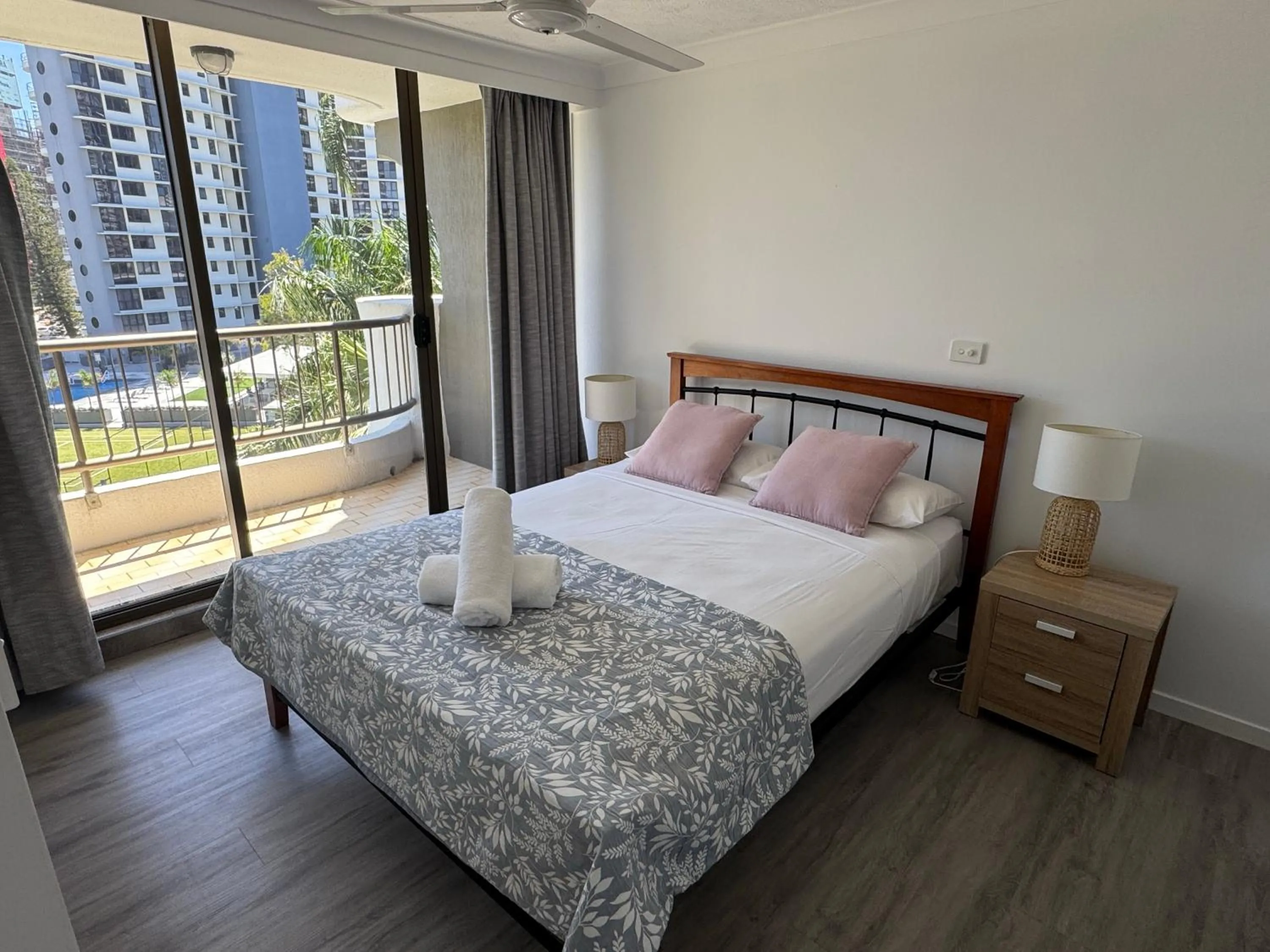 Bed in Aristocrat Apartments