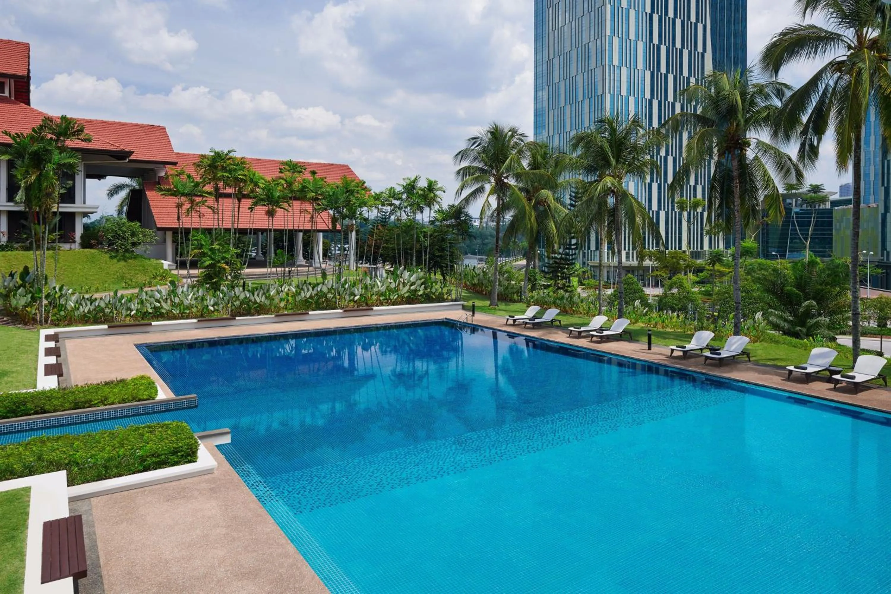 Swimming pool in Palm Garden Hotel, Putrajaya, a Tribute Portfolio Hotel