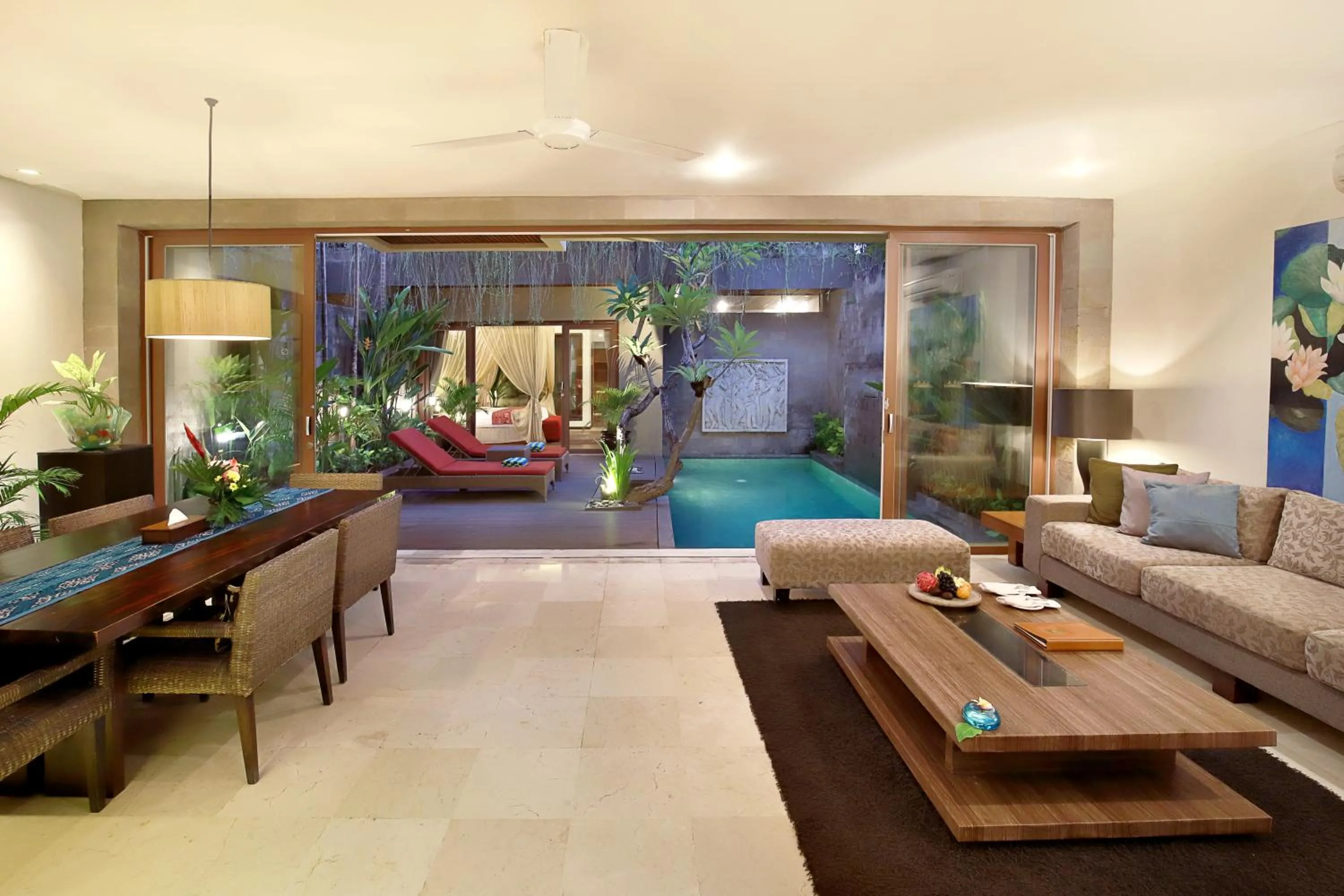 Living room in Kanishka Villas
