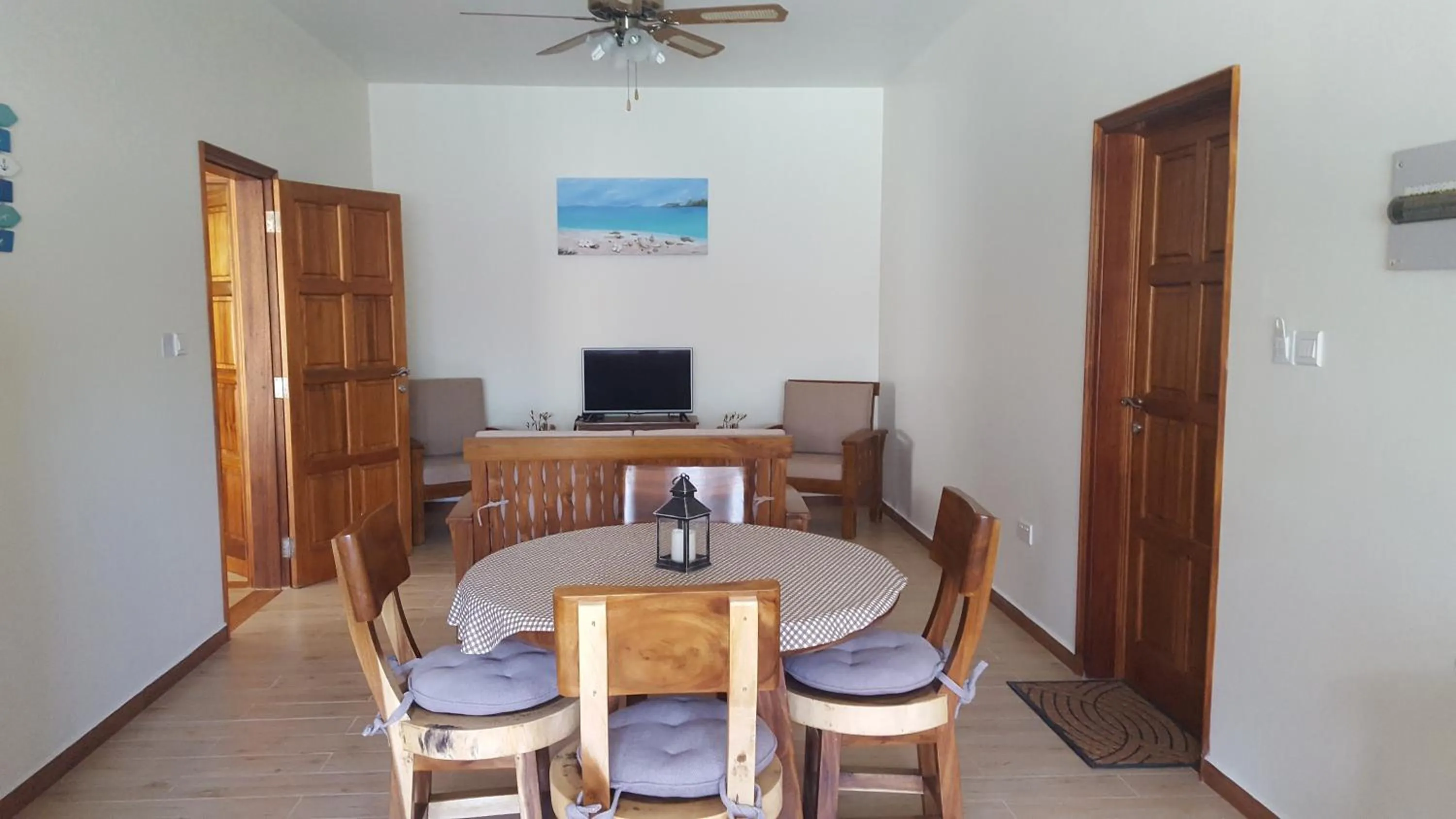 Bed in Seashell Beach Villa