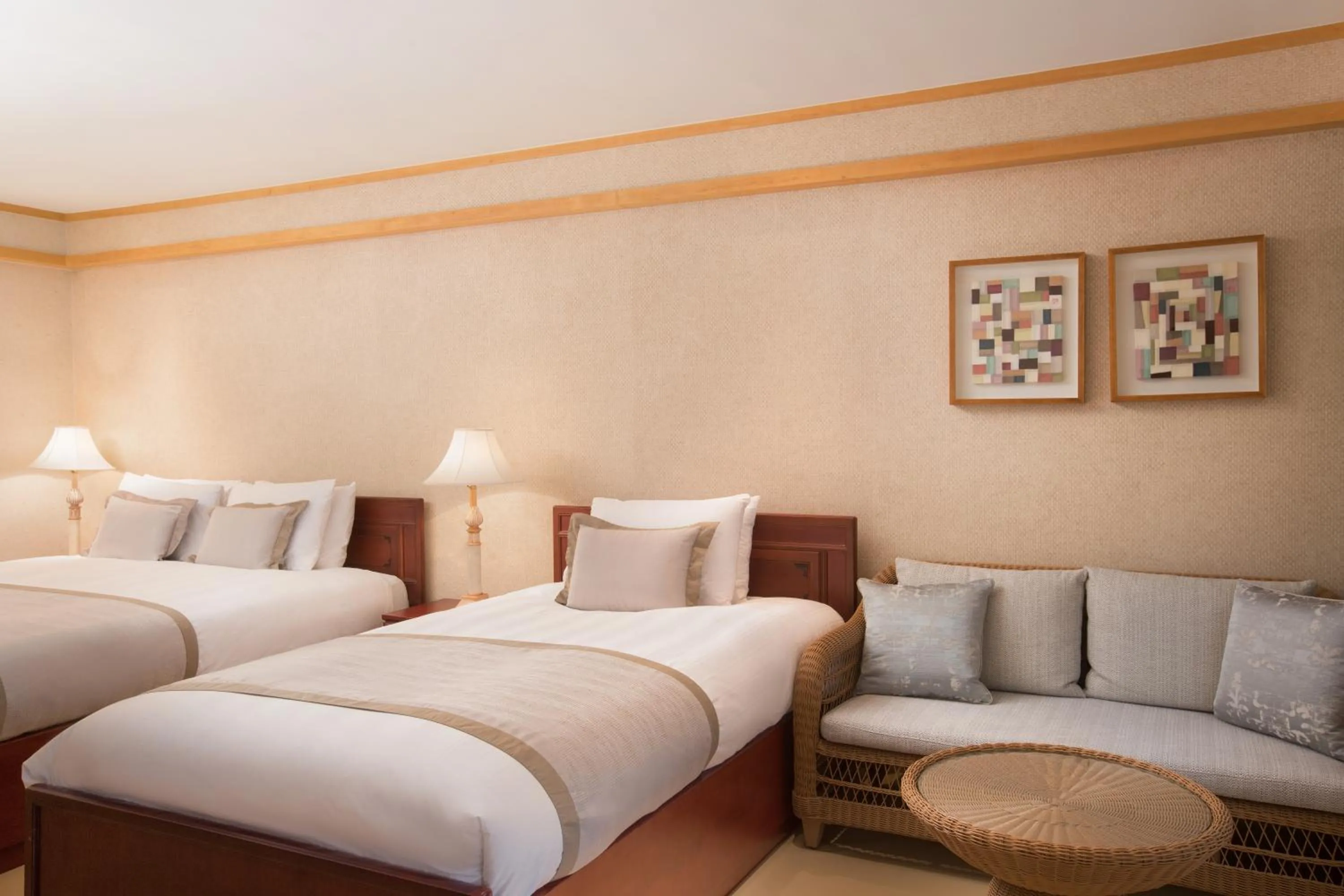 Bed in Lotte Hotel Jeju